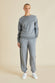 Missy London Grey Tracksuit in Silk-Cashmere