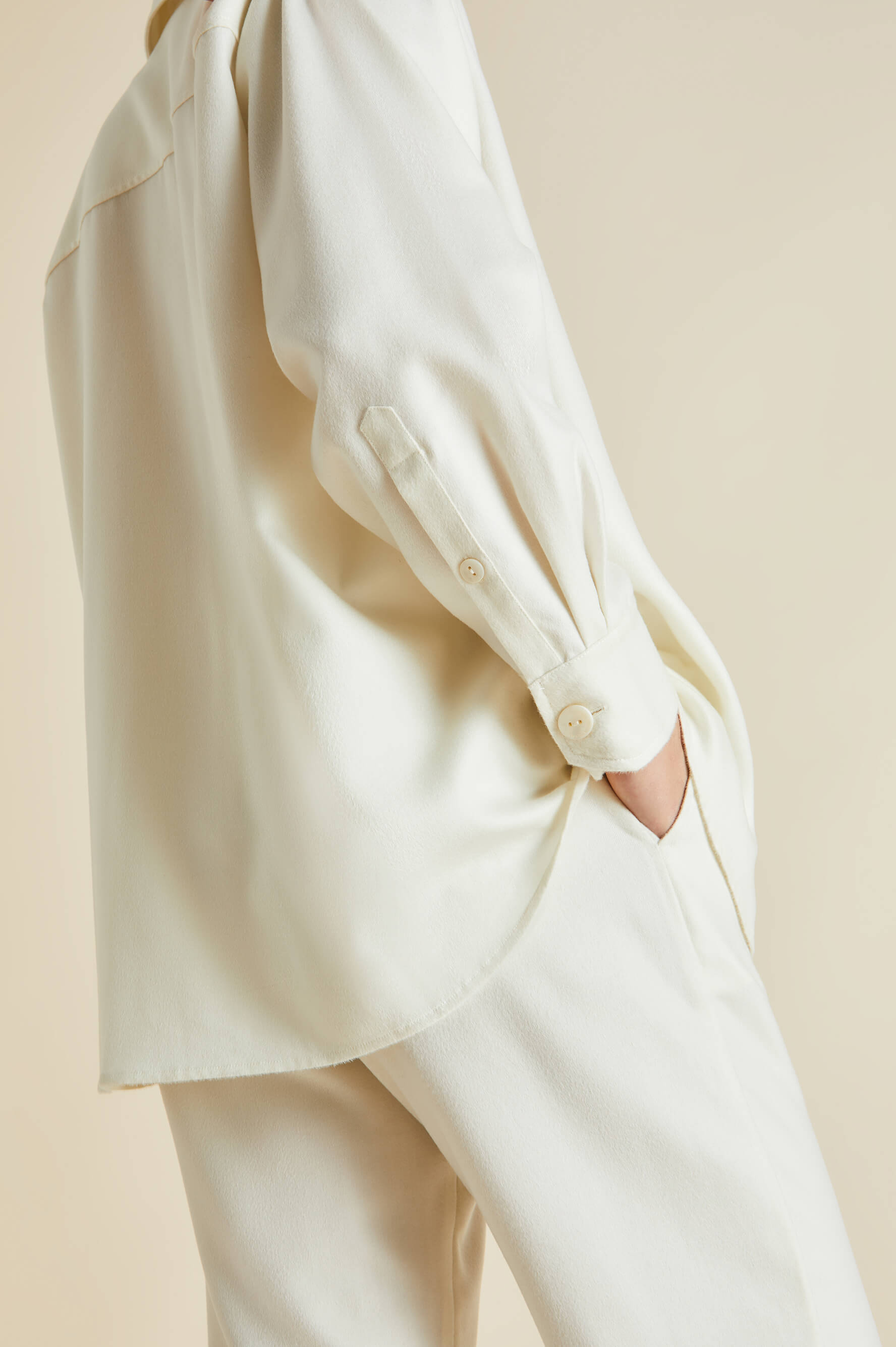 Radziwill Aspen Ivory Tracksuit in Cashmere