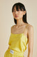 Calypso Yellow Camisole Set in Sandwashed Silk