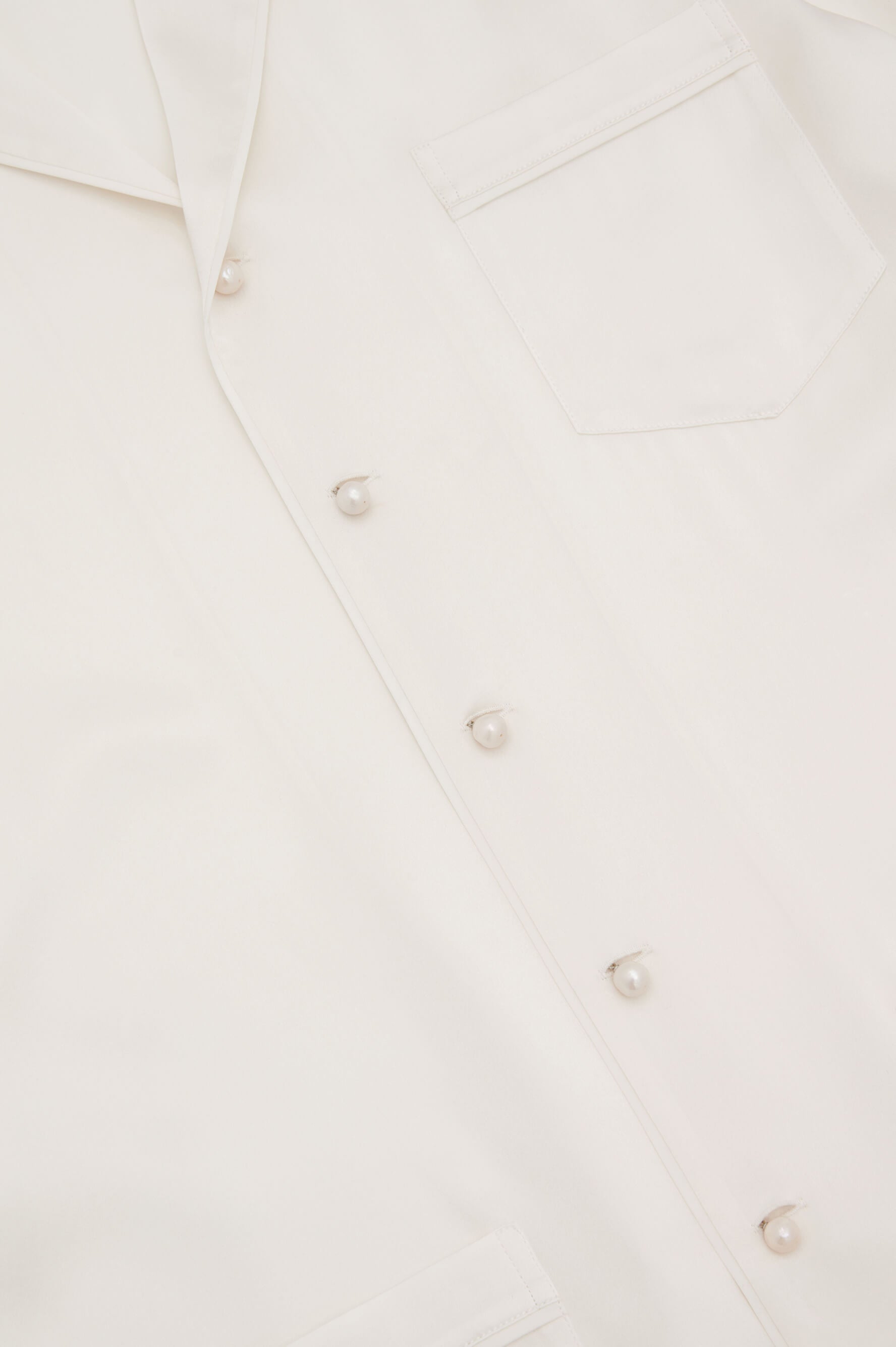 Fifi Ivory Pearl Pyjamas in Silk Satin