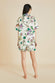 Ingo Aura Ivory Floral Pyjamas in Silk Twill