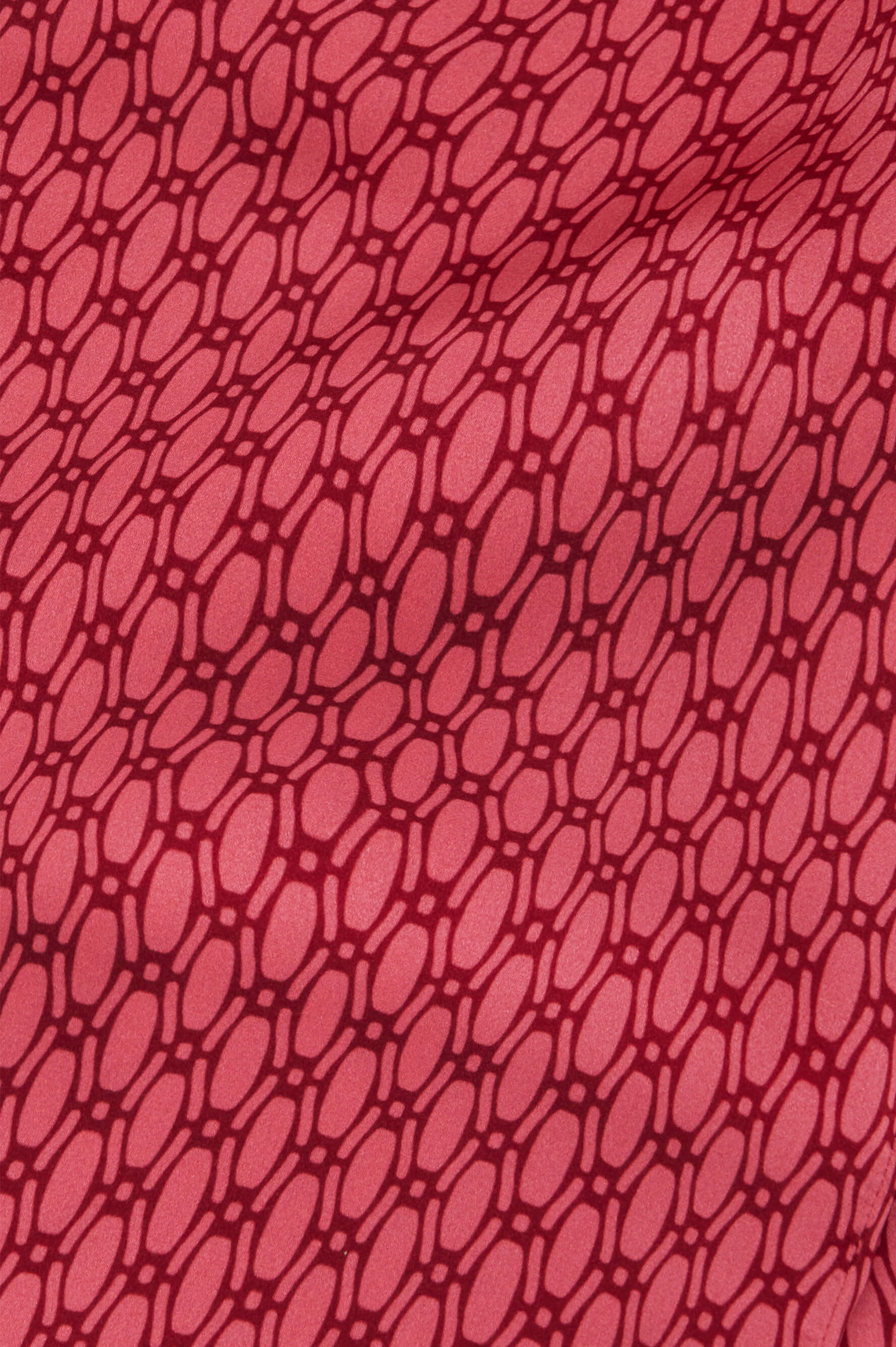 Lila Dita Pink Geometric Pyjamas in Silk Satin