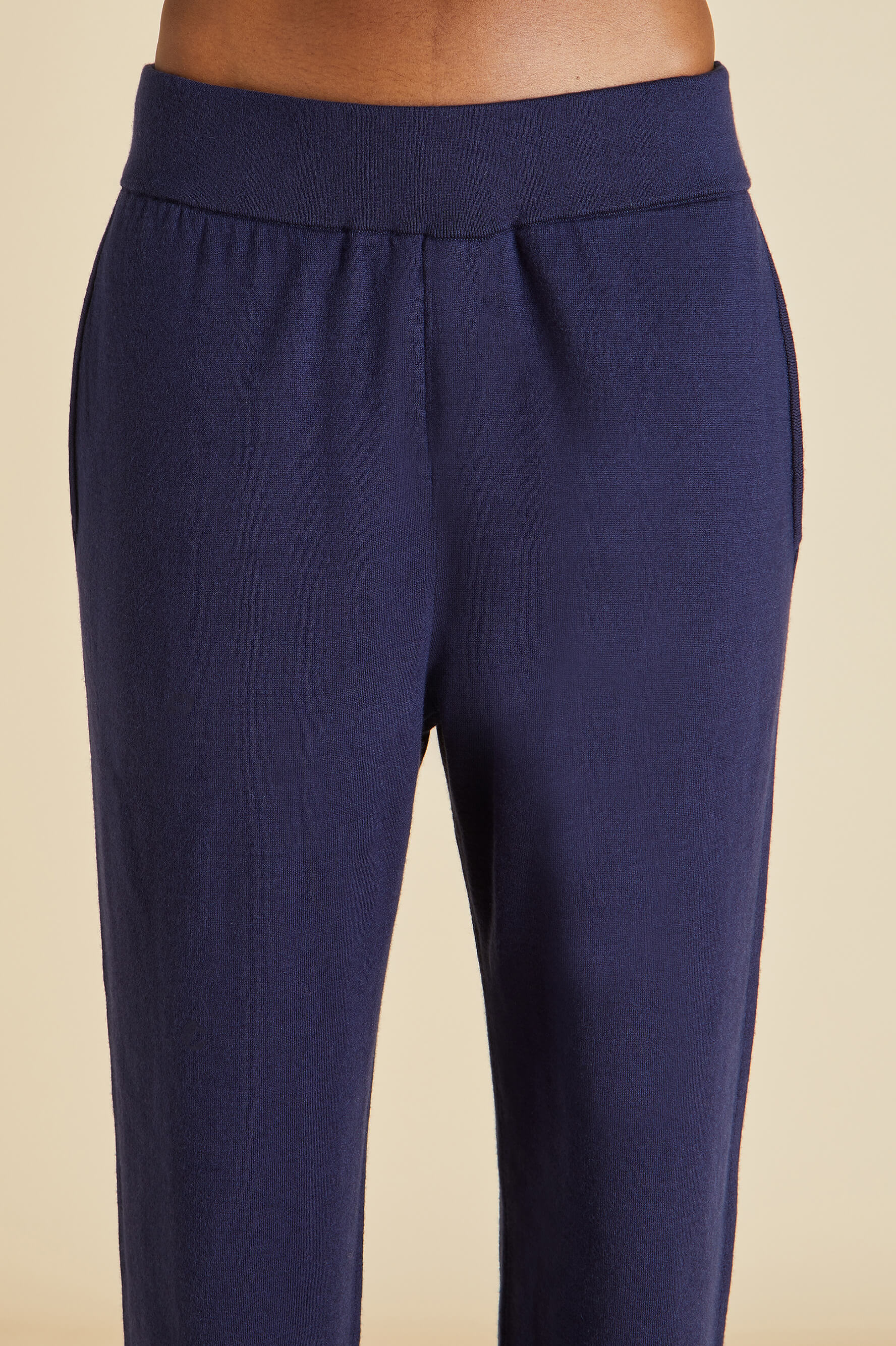 Gia Paris Navy Tracksuit in Silk-Cashmere
