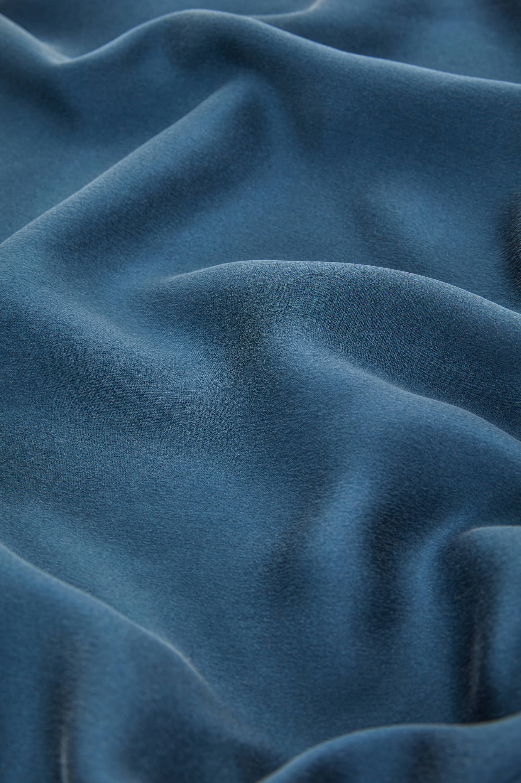 Bella Steel Blue Camisole Set in Silk Habotai