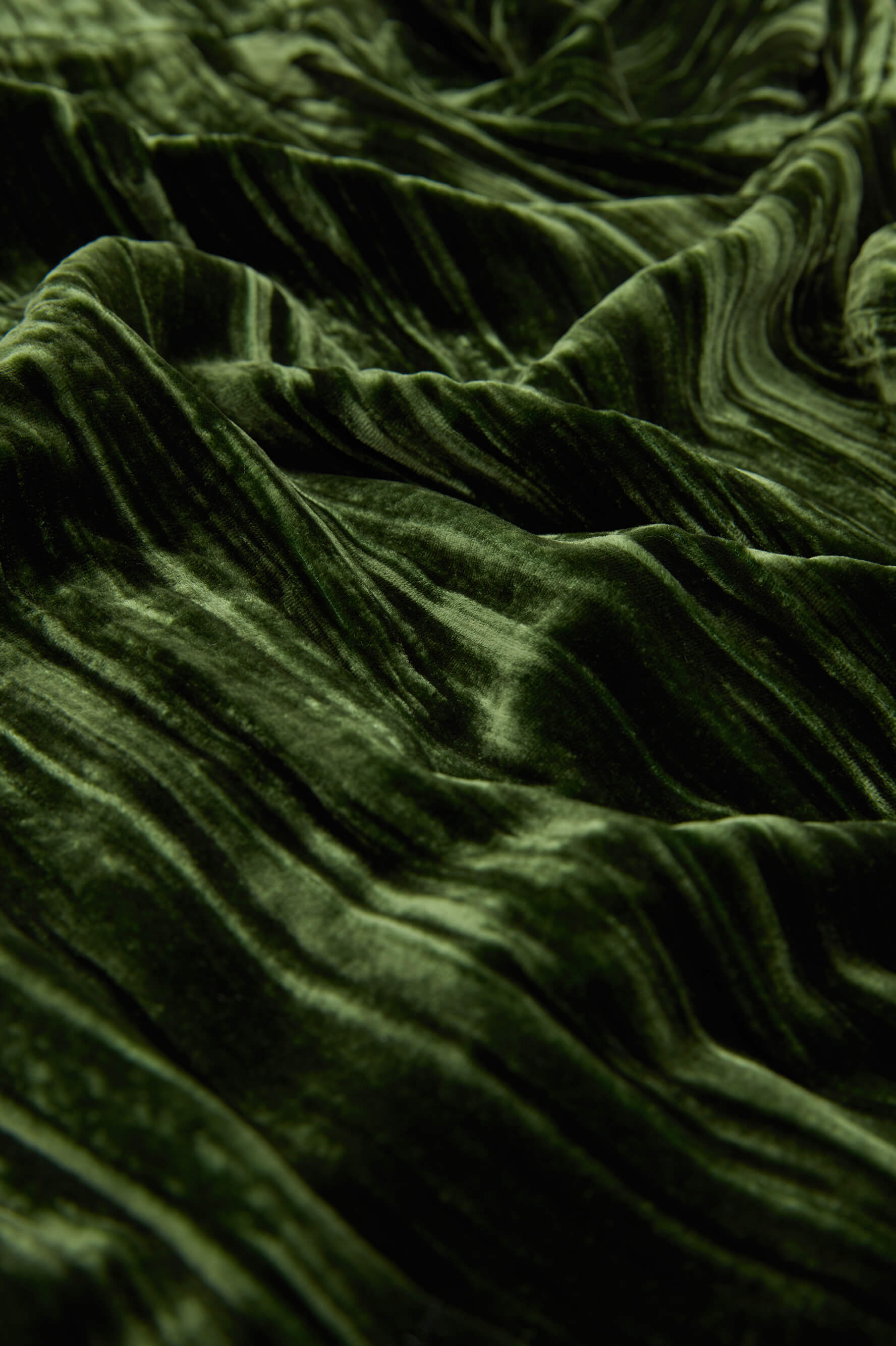 Capability Emerald Green Robe in Silk Velvet