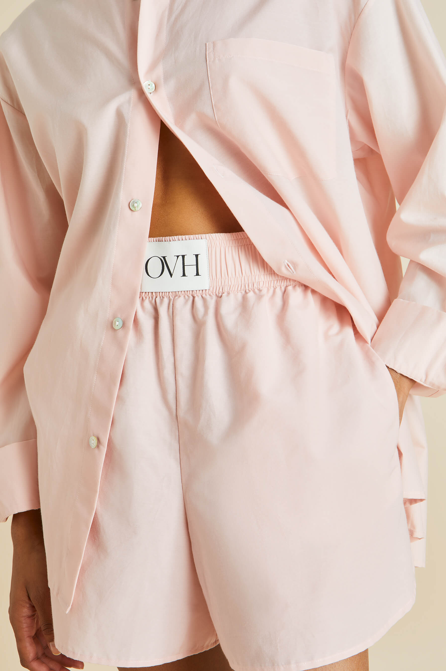 Kick Pink Pyjamas in Cotton-Silk
