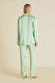 Yves Green Pyjamas in Silk Satin