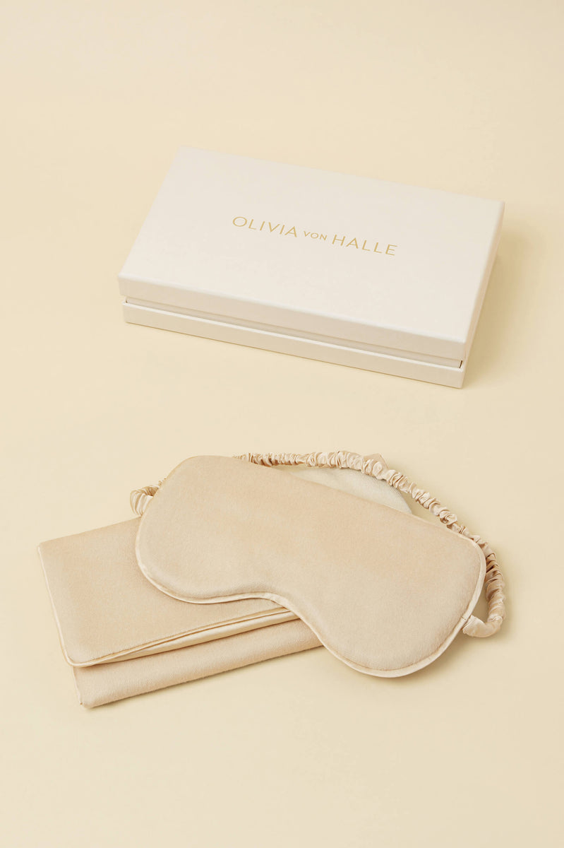 Vanderbilt Muscat Beige Pyjamas in Cashmere