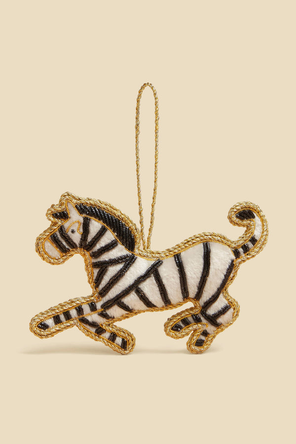 Zebra Christmas Decoration