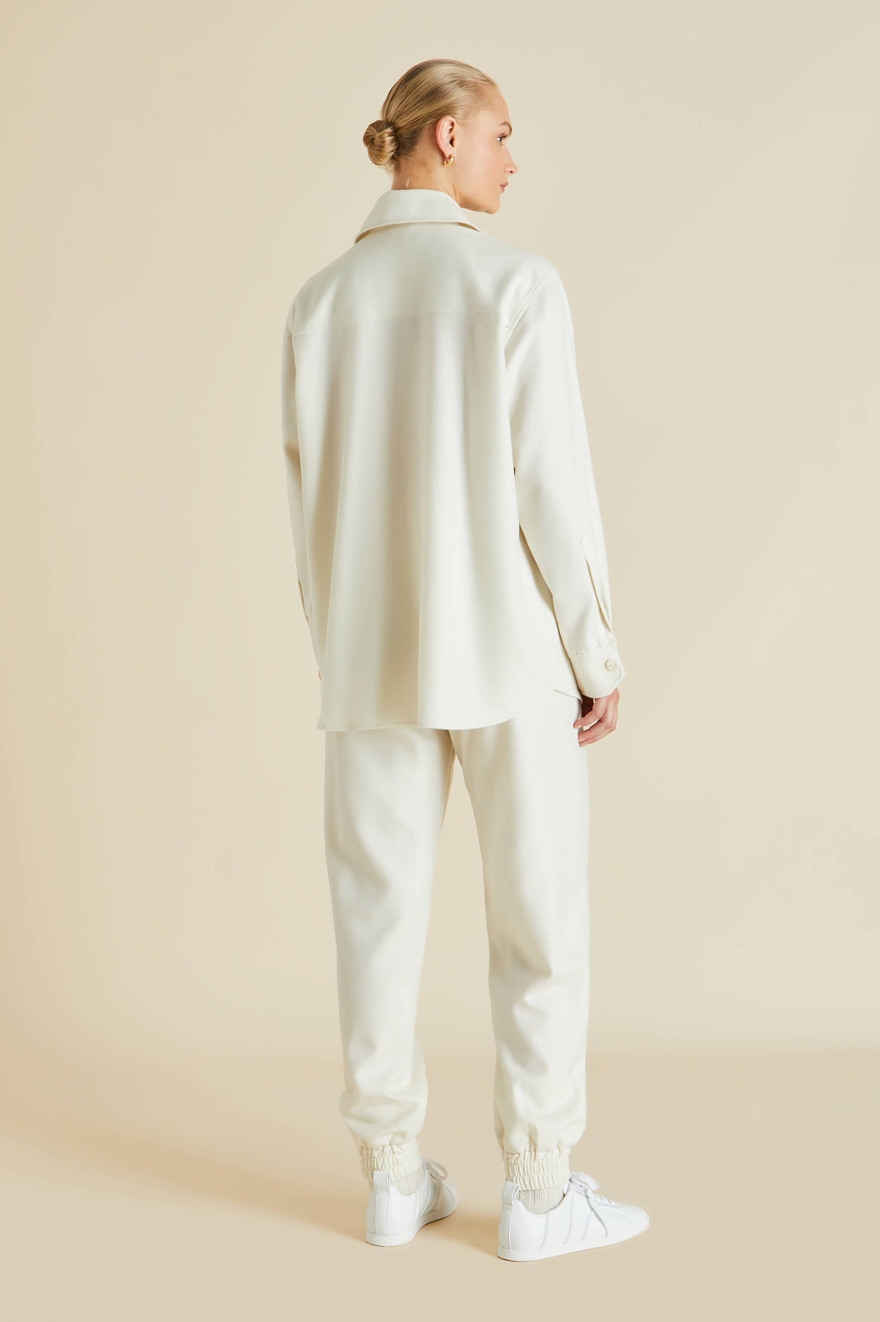 Radziwill Aspen Ivory Tracksuit in Cashmere