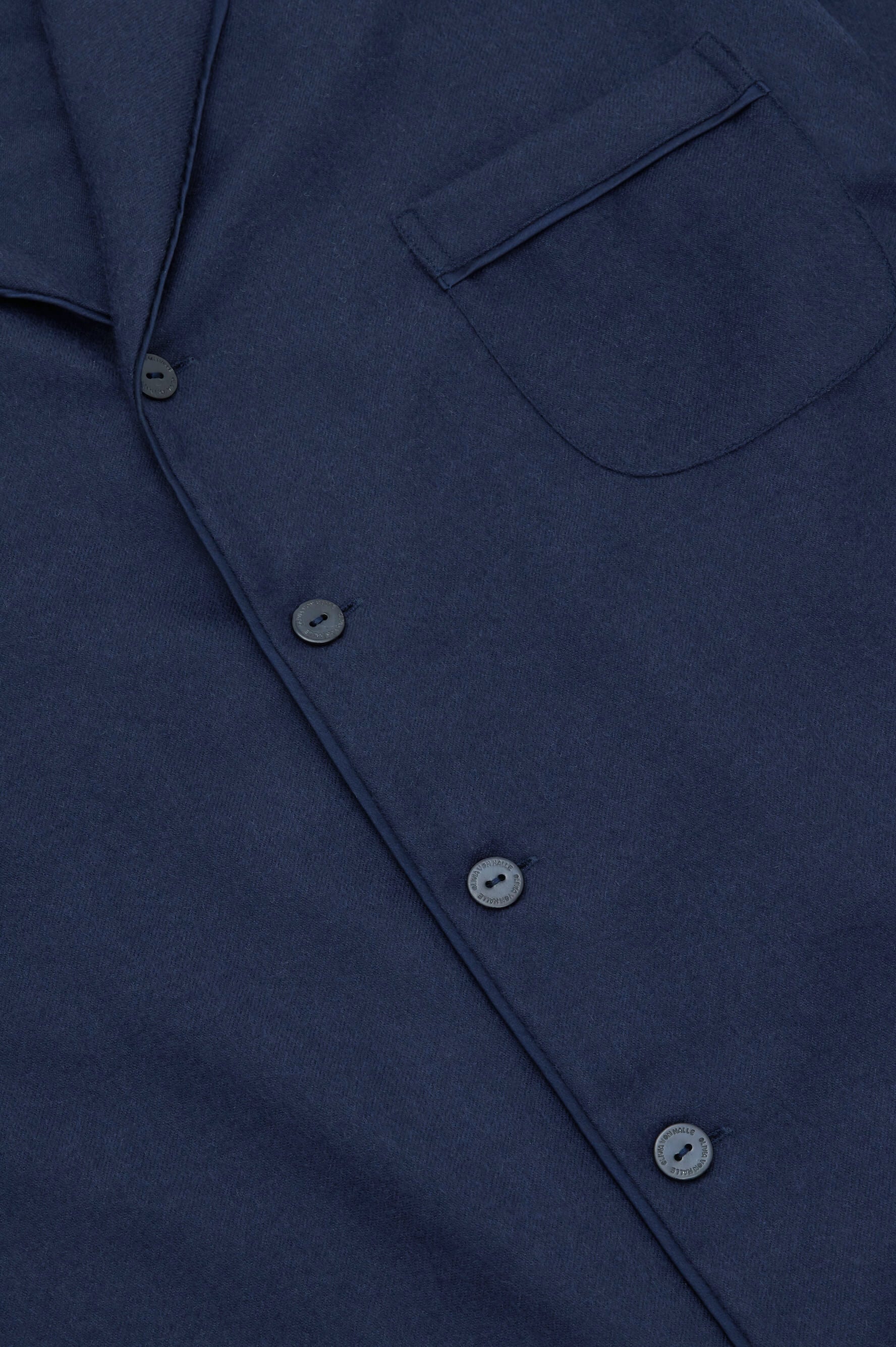 Vanderbilt Osaka Navy Pyjamas in Cashmere