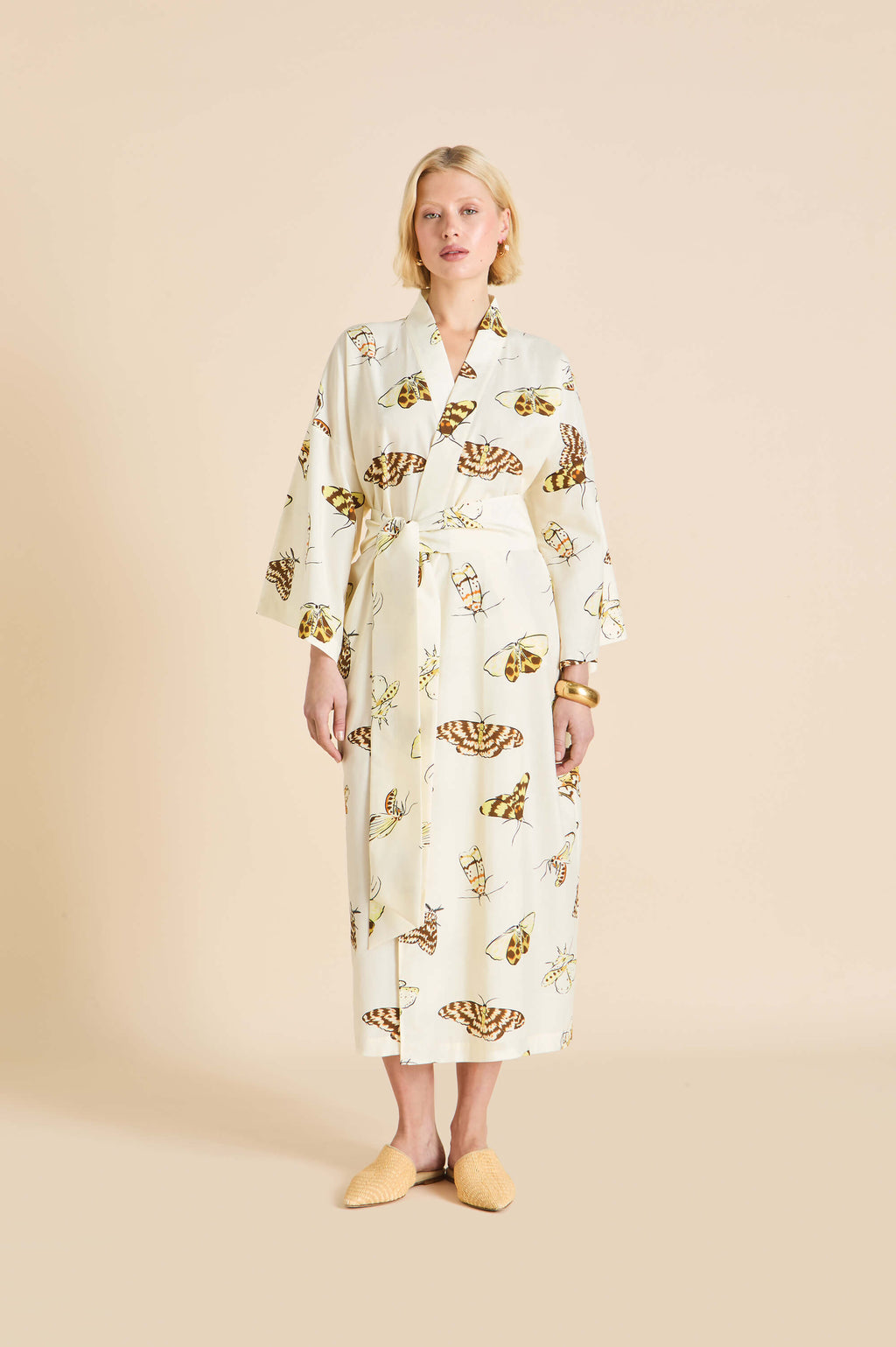 white christmas dresses Silk Robe main image 0