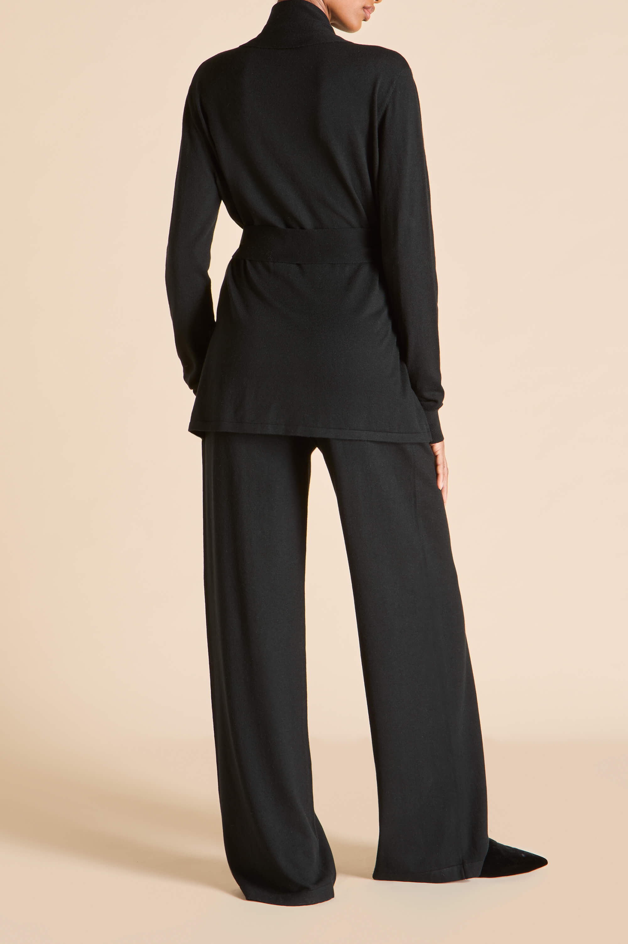 Caro Berlin Black Knitwear in Silk-Cashmere