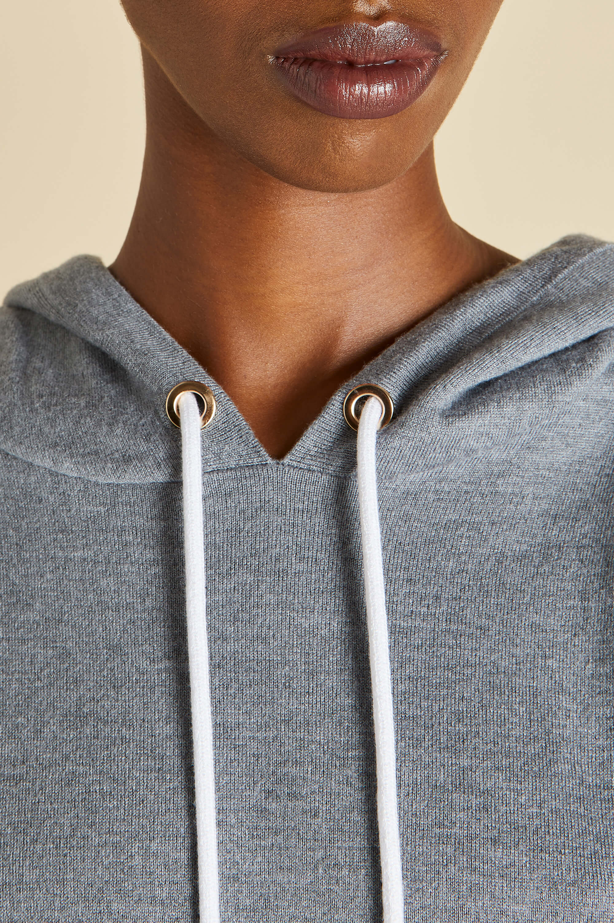 Gia London Grey Tracksuit in Silk-Cashmere