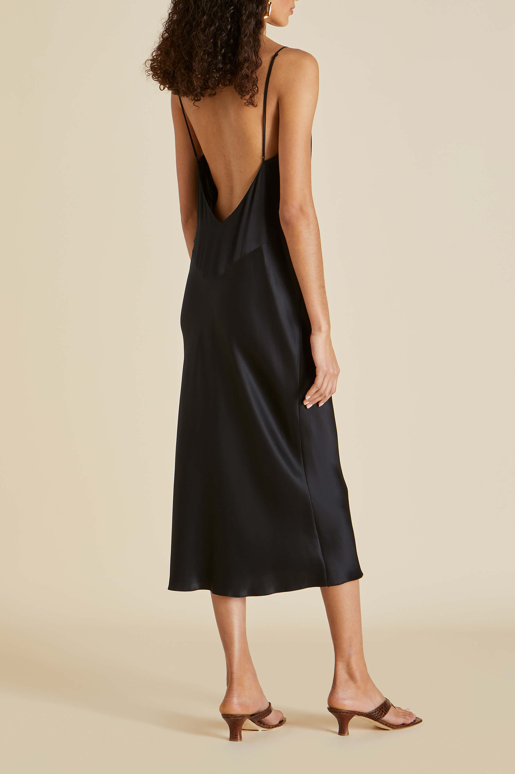 black slip dress The Summer The included SILK SLIP DRESS ROGUE