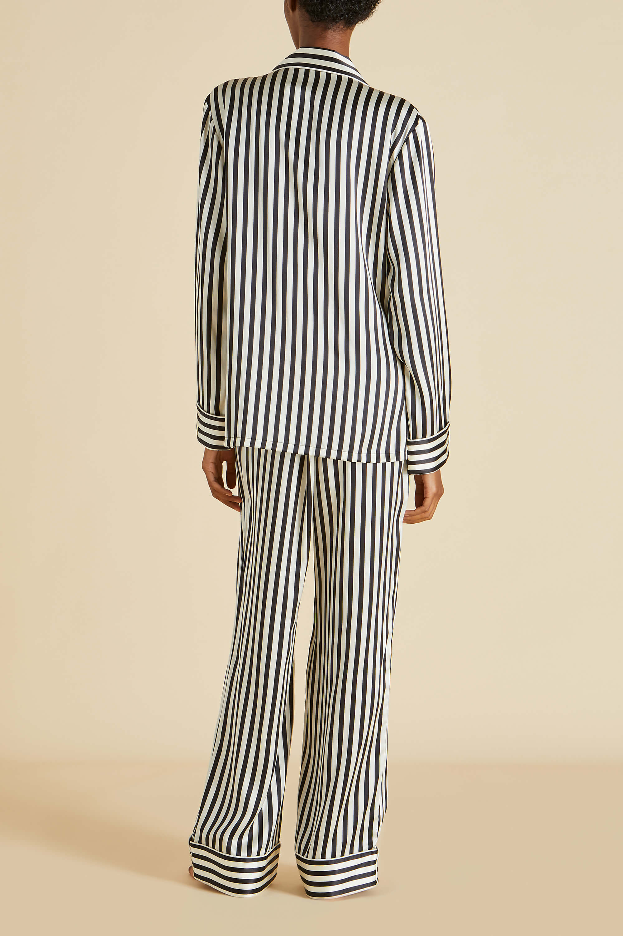 Lila Nika Pyjama Set in Silk Satin