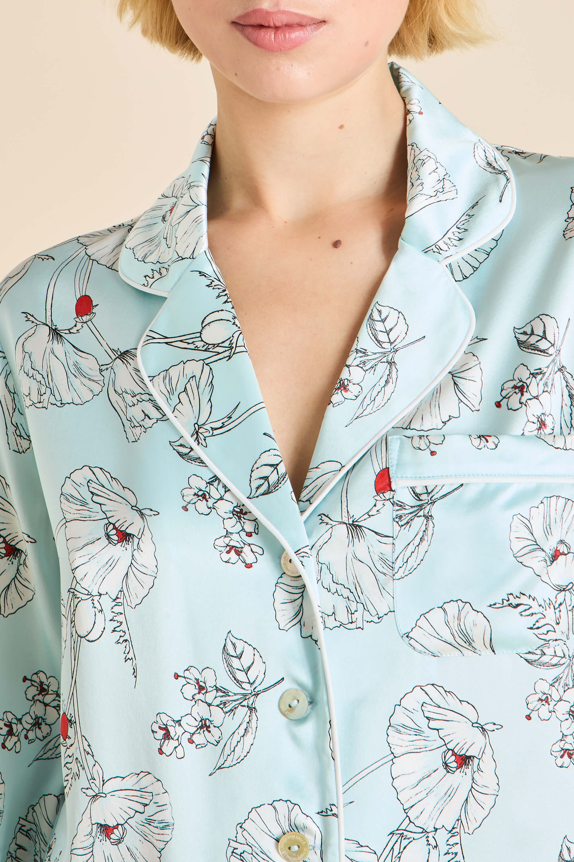 Olivia von Halle, brand website product image