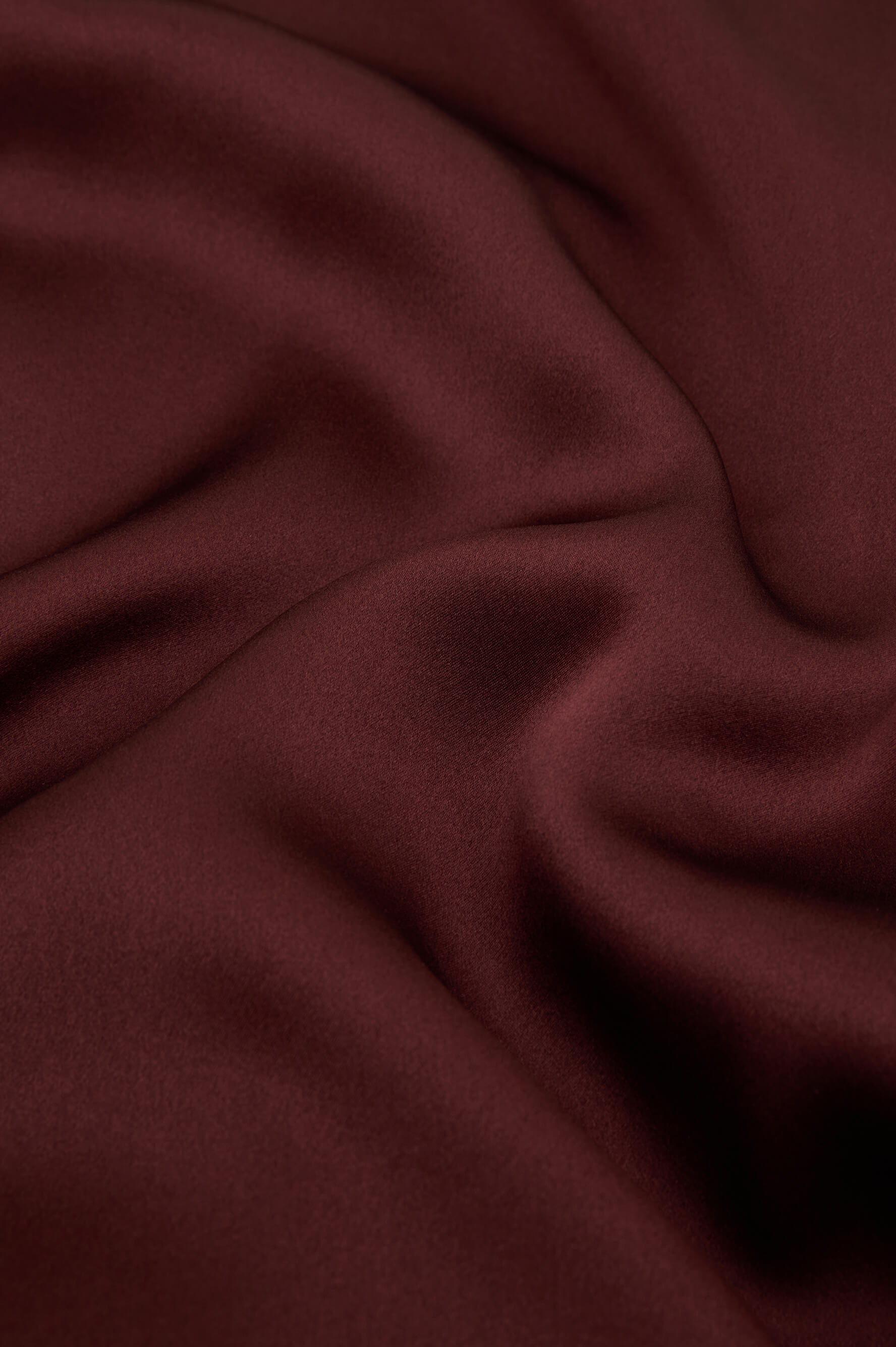 Tilda Bordeaux Burgundy Pyjamas in Silk Satin