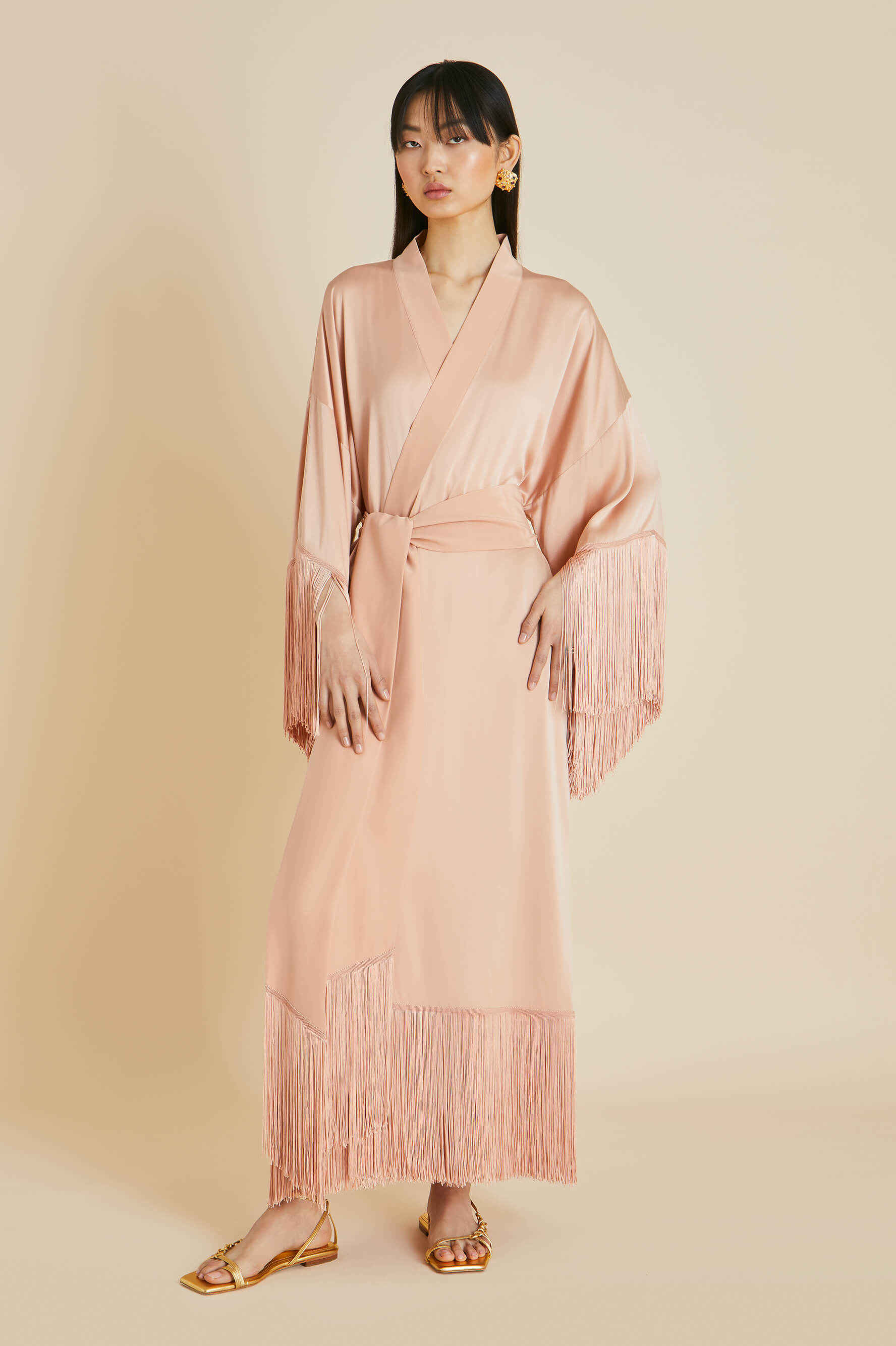 Fringe Robe OvH | Luxury Silk Robes