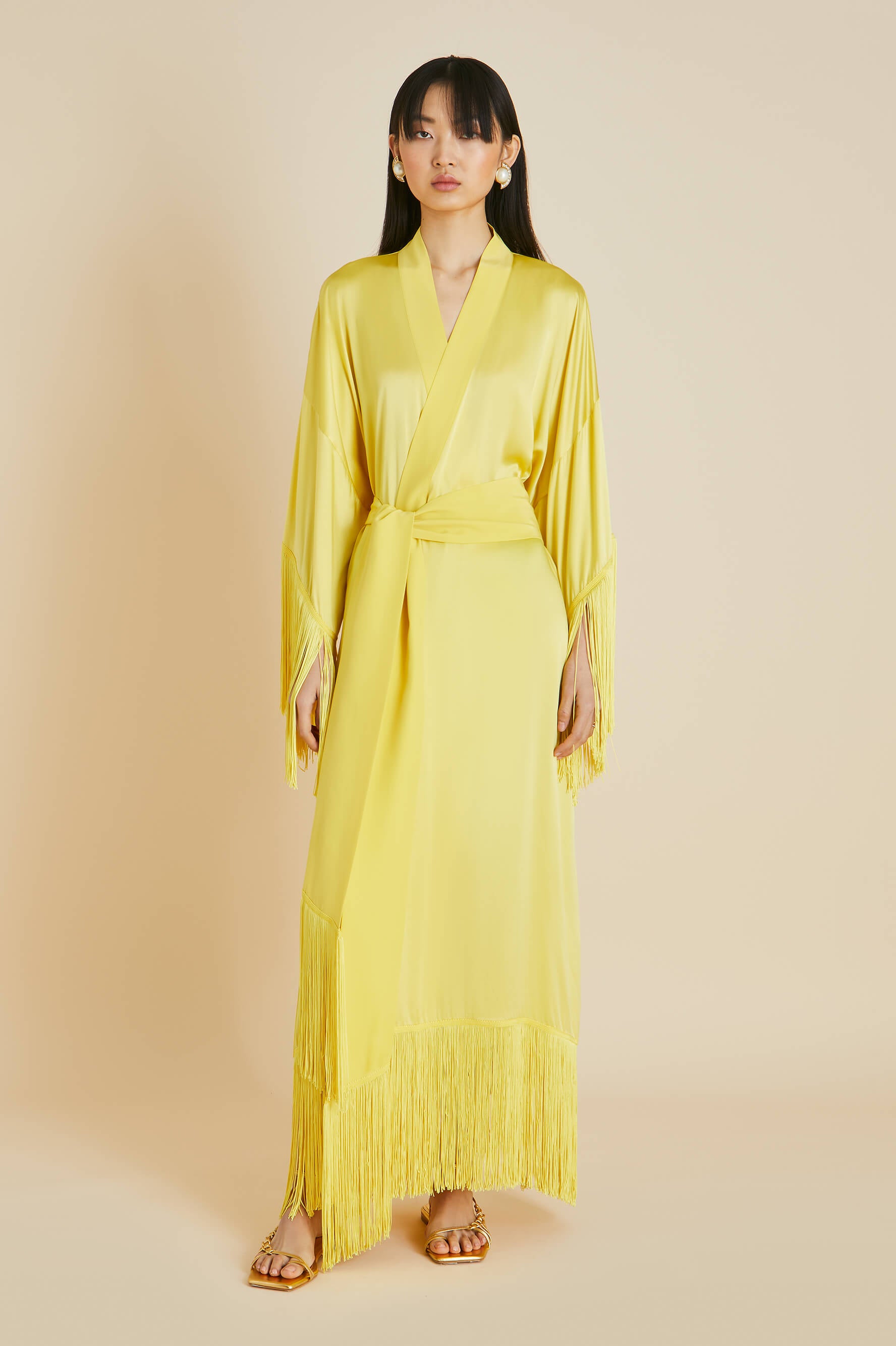 Fringe Robe OvH | Luxury Silk Robes