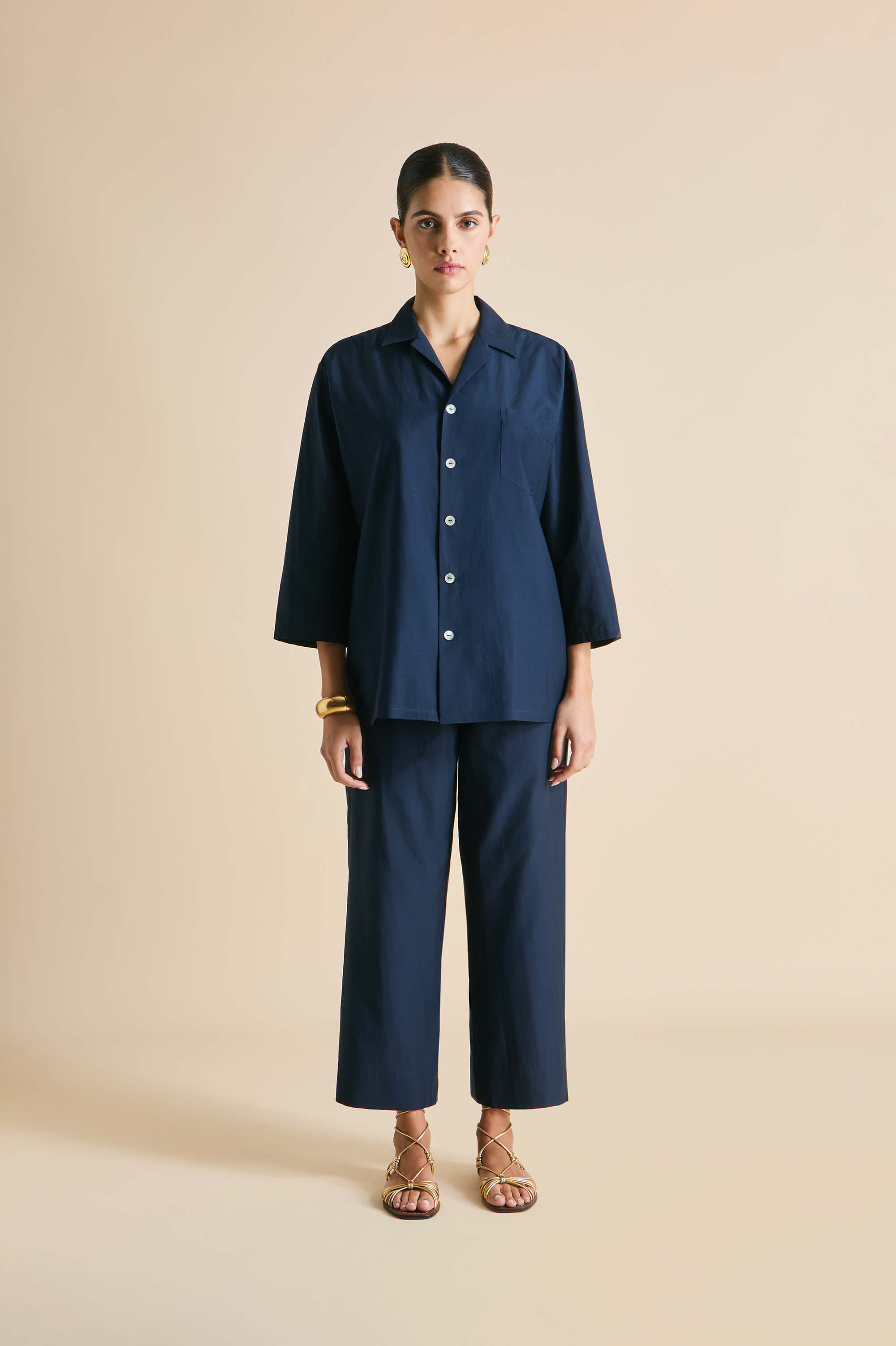 Cotton silk pajamas sale