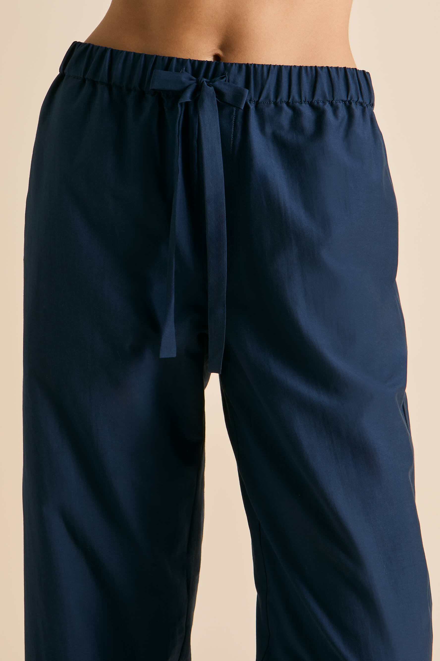 Casablanca Navy Pyjamas in Cotton-Silk