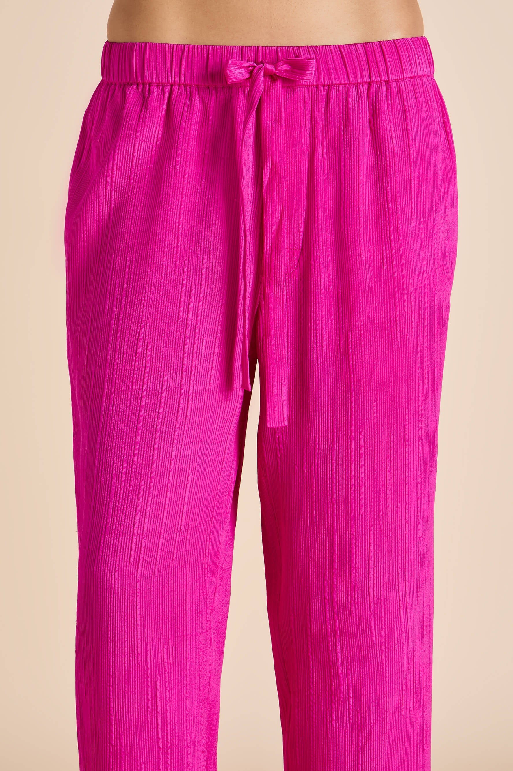 Casablanca Paloma Pink Pyjamas in Silk Satin