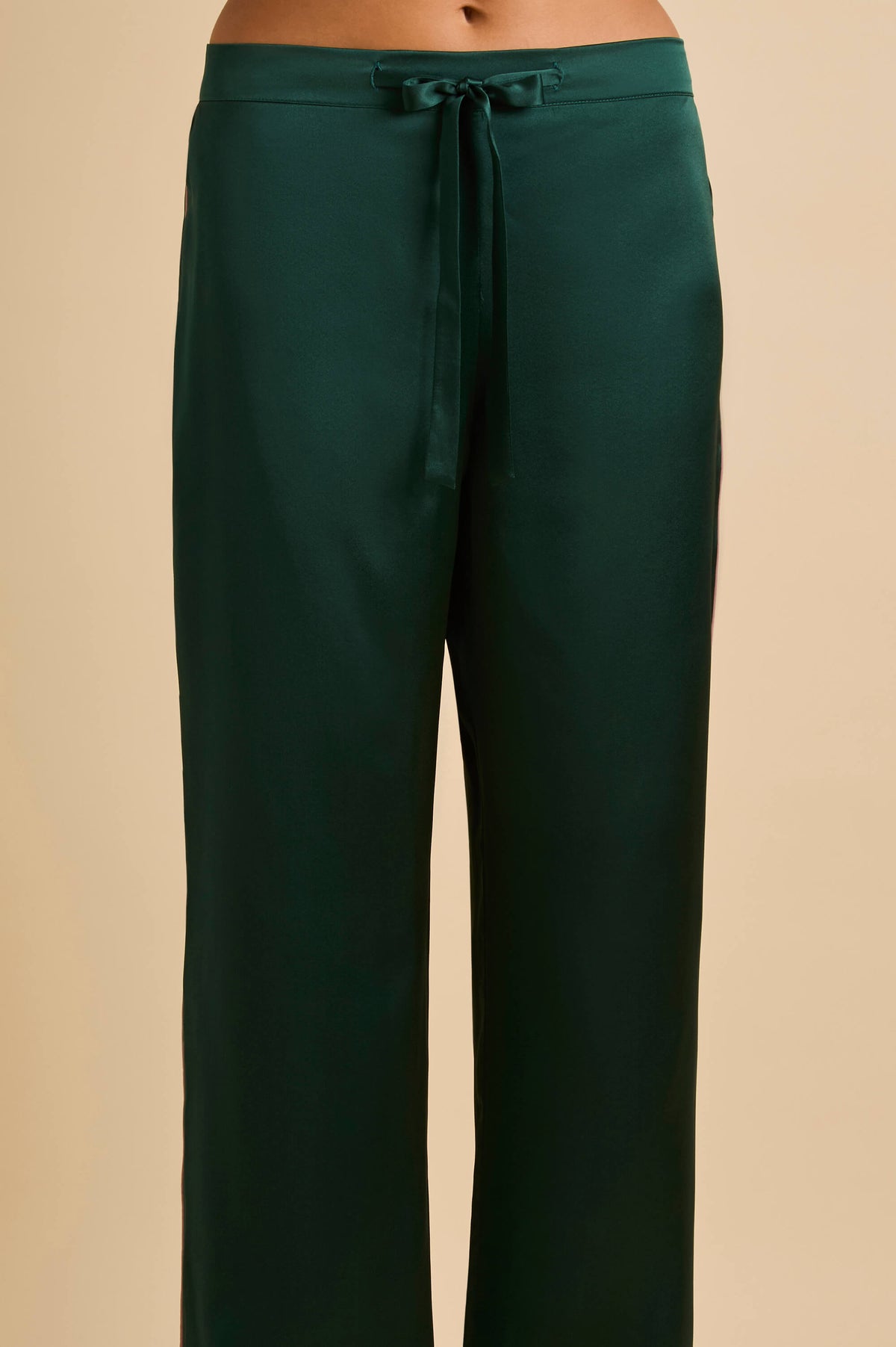 Coco Clover Green Pyjamas in Silk Satin