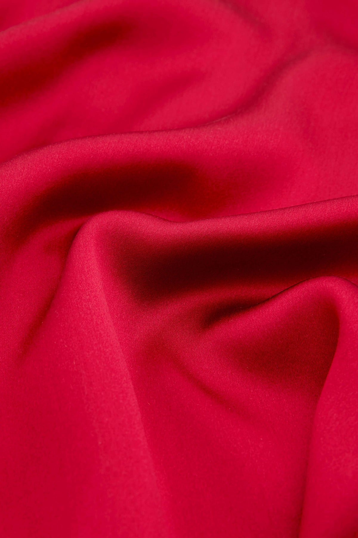 Coco Crimson Red Pyjamas in Silk Satin