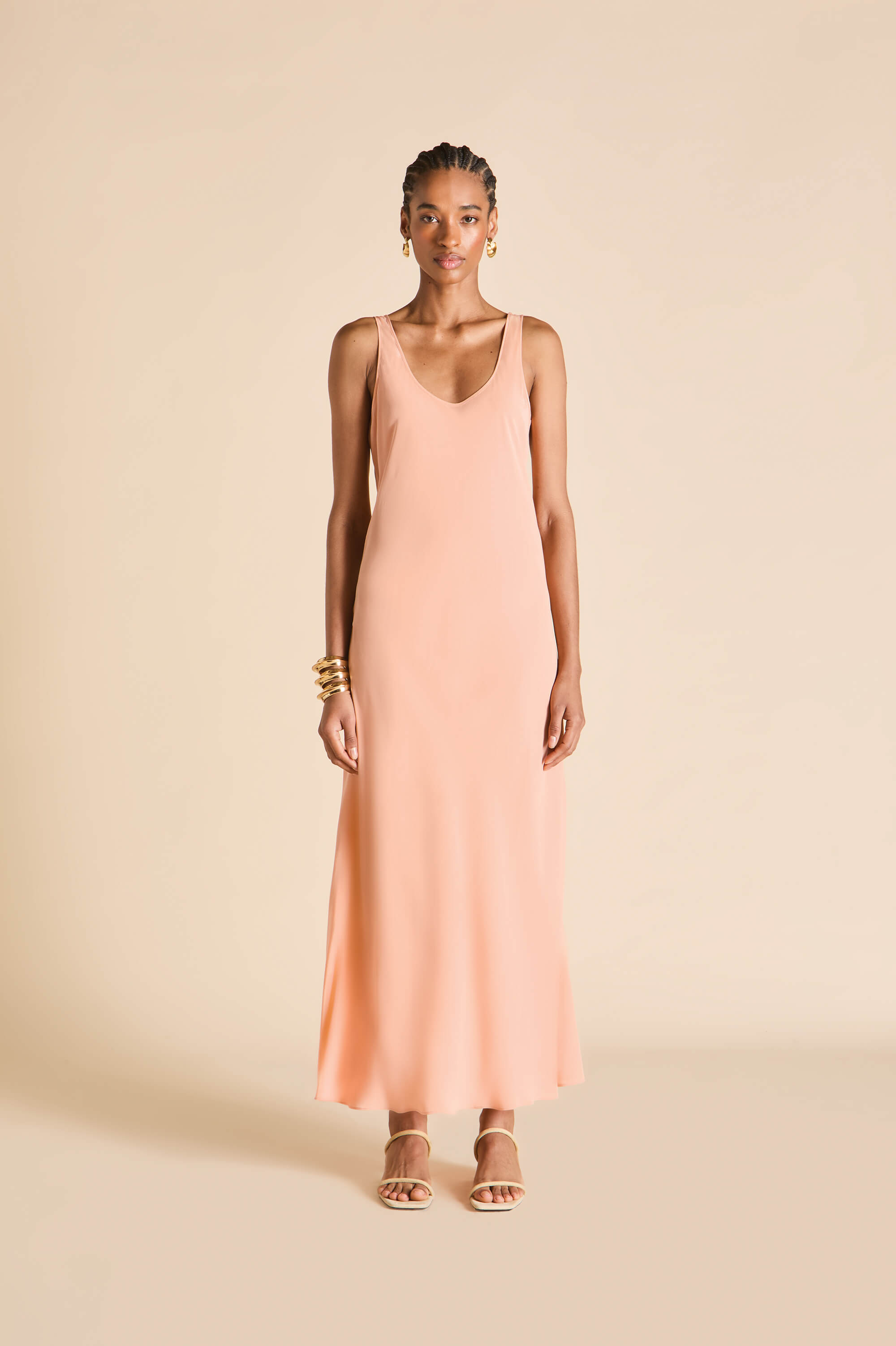 【Olivia von Halle】ベルベット ミディワンピース ナイトドレス Midi Dresses