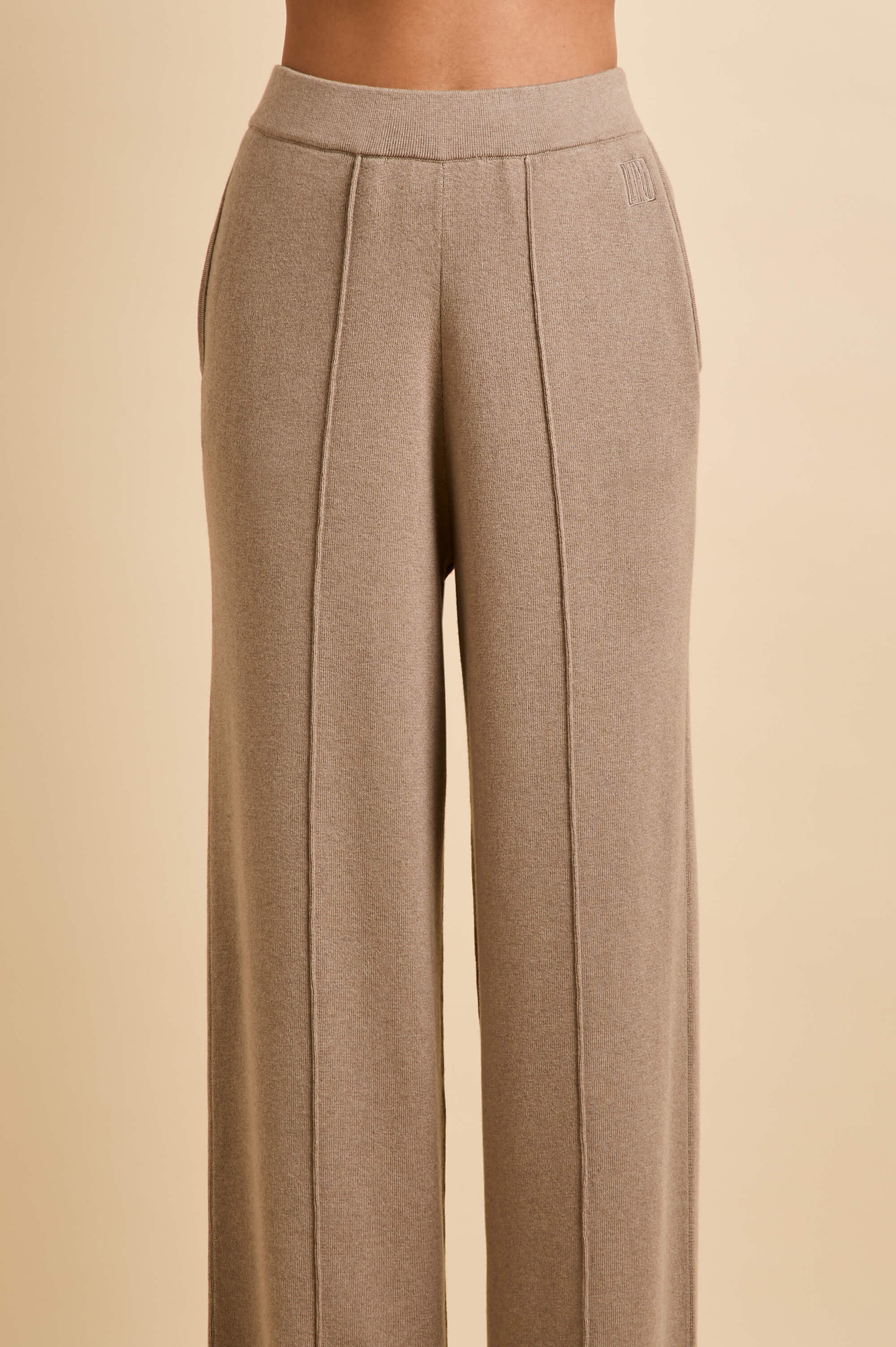 Dree Dallas Beige Knitwear in Silk-Cashmere