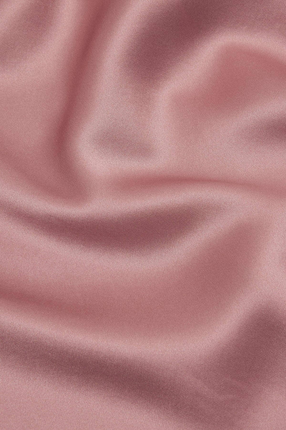 Etta Rosette Pink Camisole Set in Silk Satin