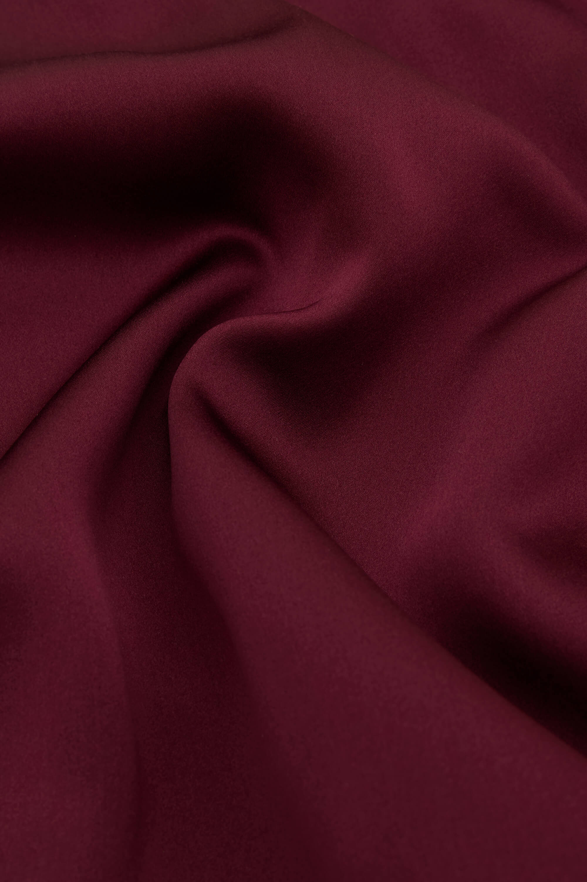 Felipa Burgundy Nightshirt in Silk Satin