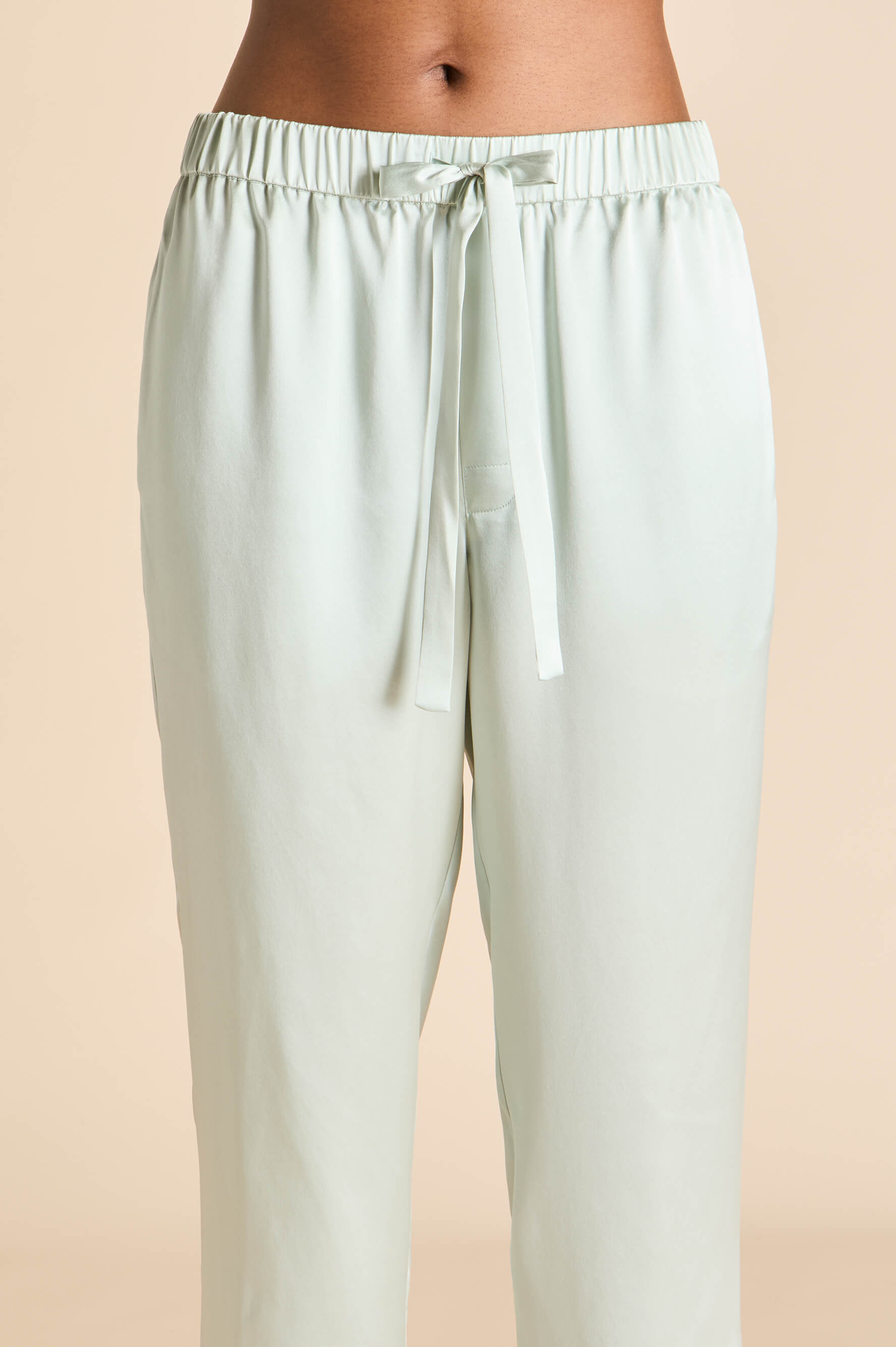 Fifi Paper Blue Pajamas in Silk Satin