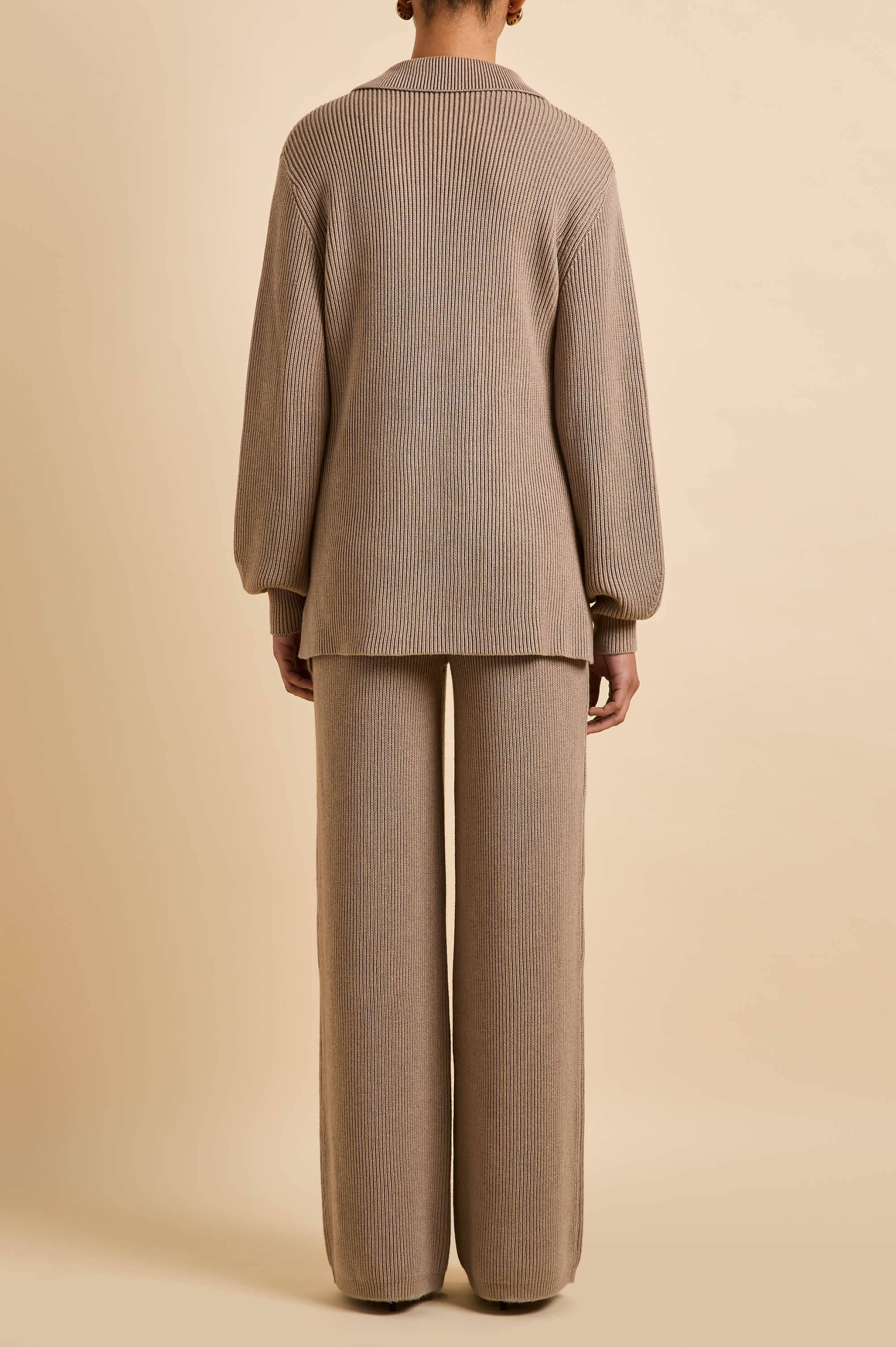 Hutton Dallas Beige Knitwear in Silk-Cashmere