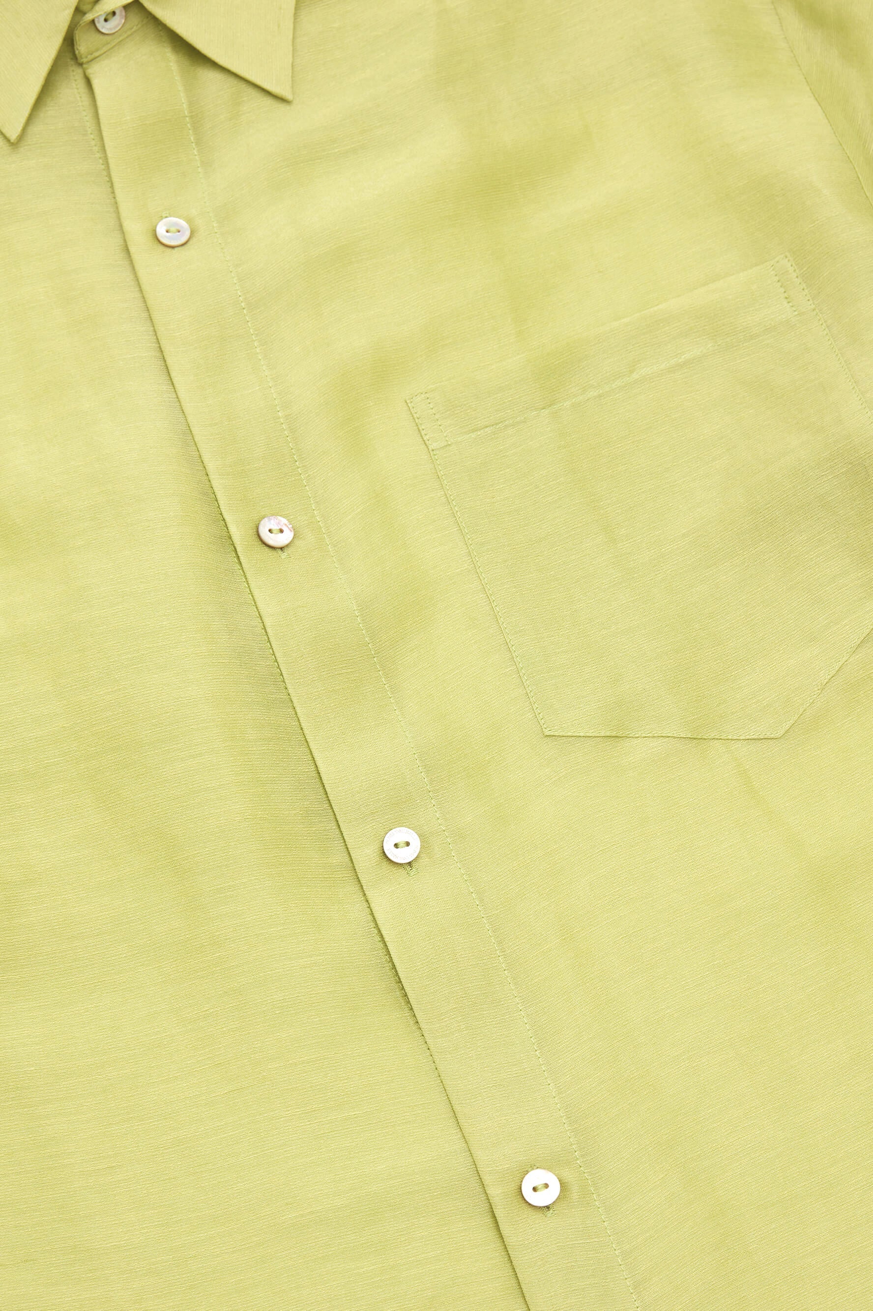 Kick Celery Green Pajamas in Linen-Silk