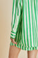 Kick Piscis Green Stripe Silk Twill Pyjamas