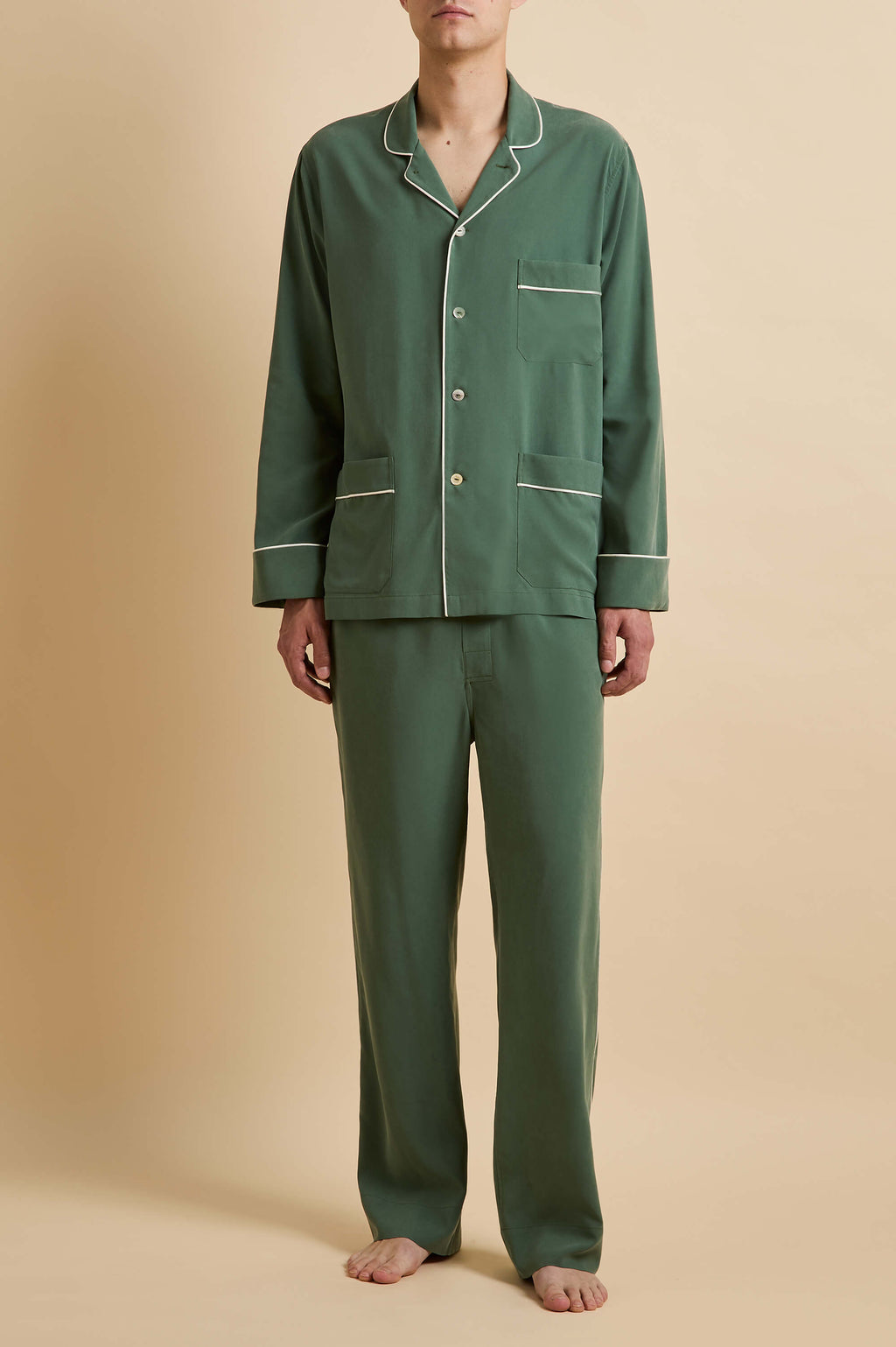 Laurent Pyjamas Sandwashed Silk