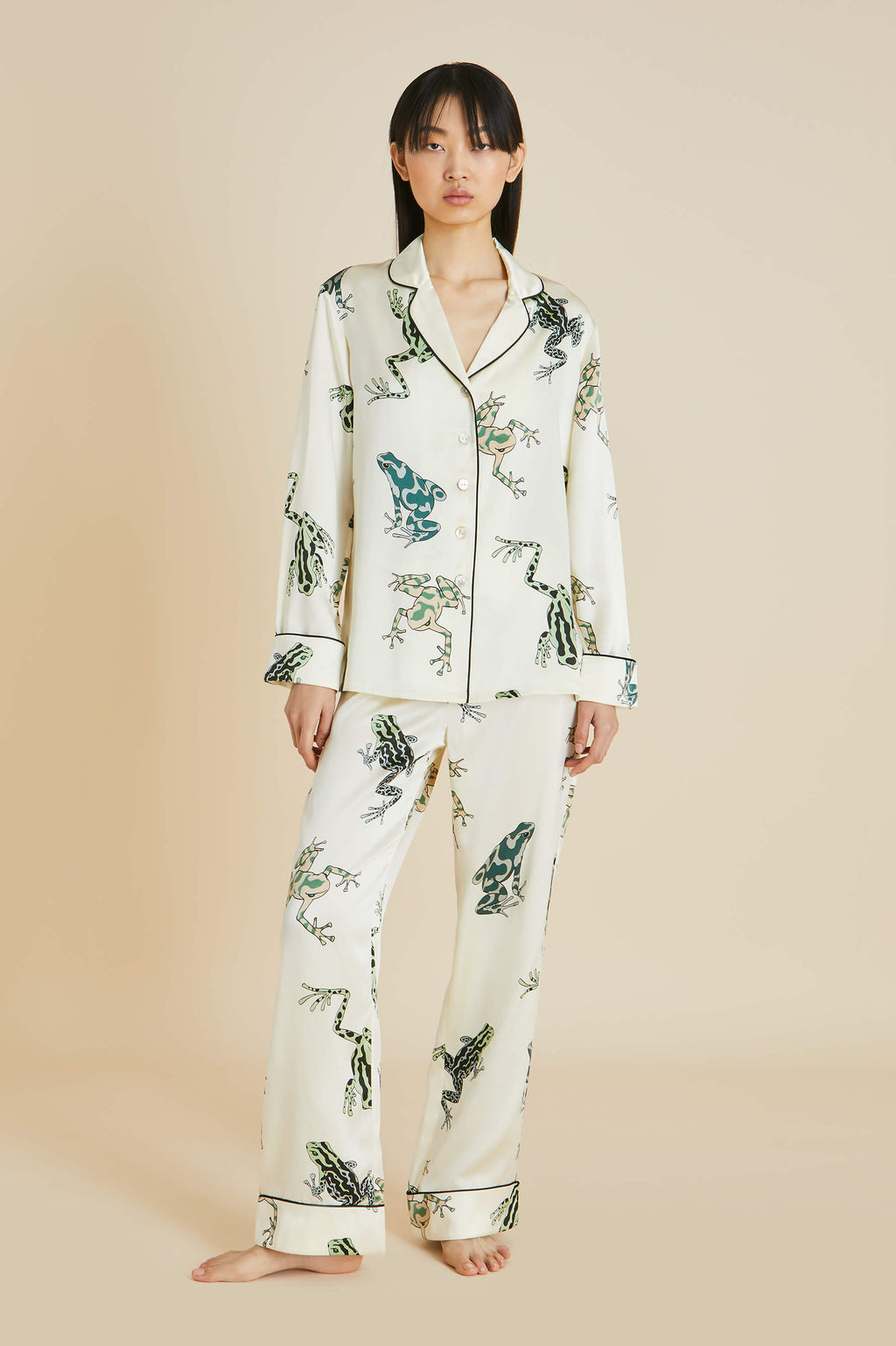 Oriental Floral PJ Set - For Her from The Luxe Company UK