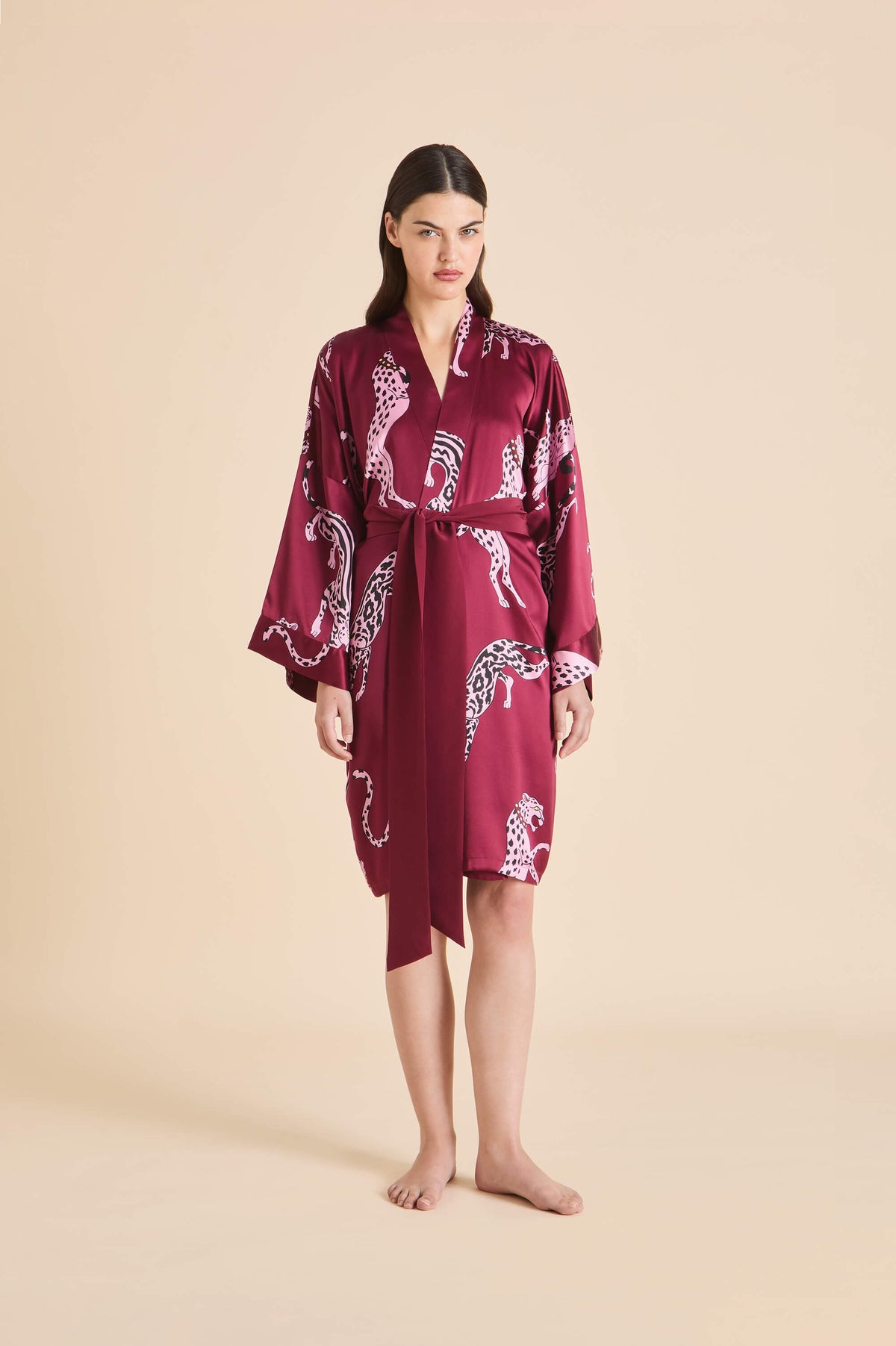 Silk Screen Robe Olivia von Halle | Luxury Silk Robes