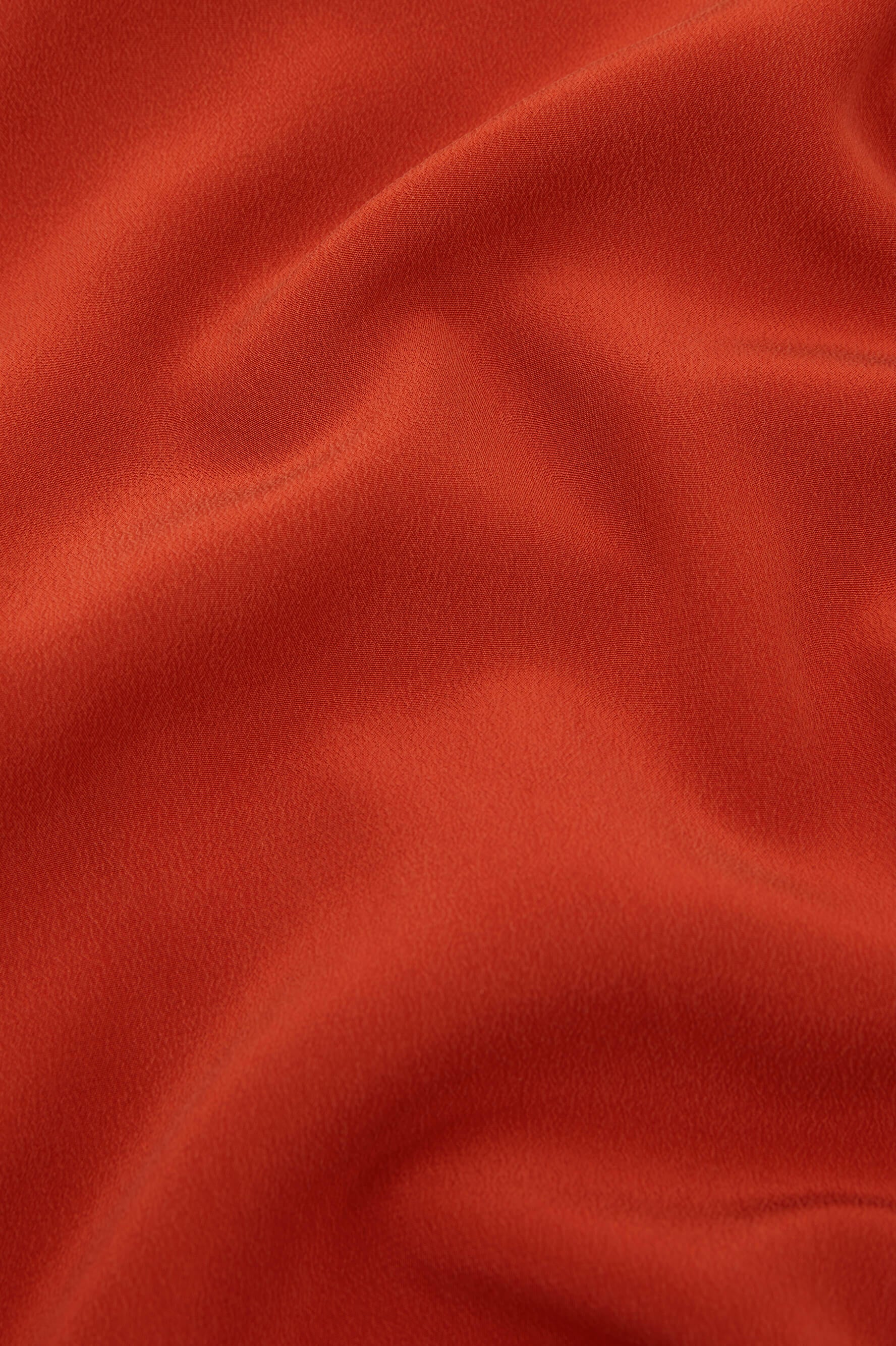 Mimi Red Robe in Silk Crêpe de Chine