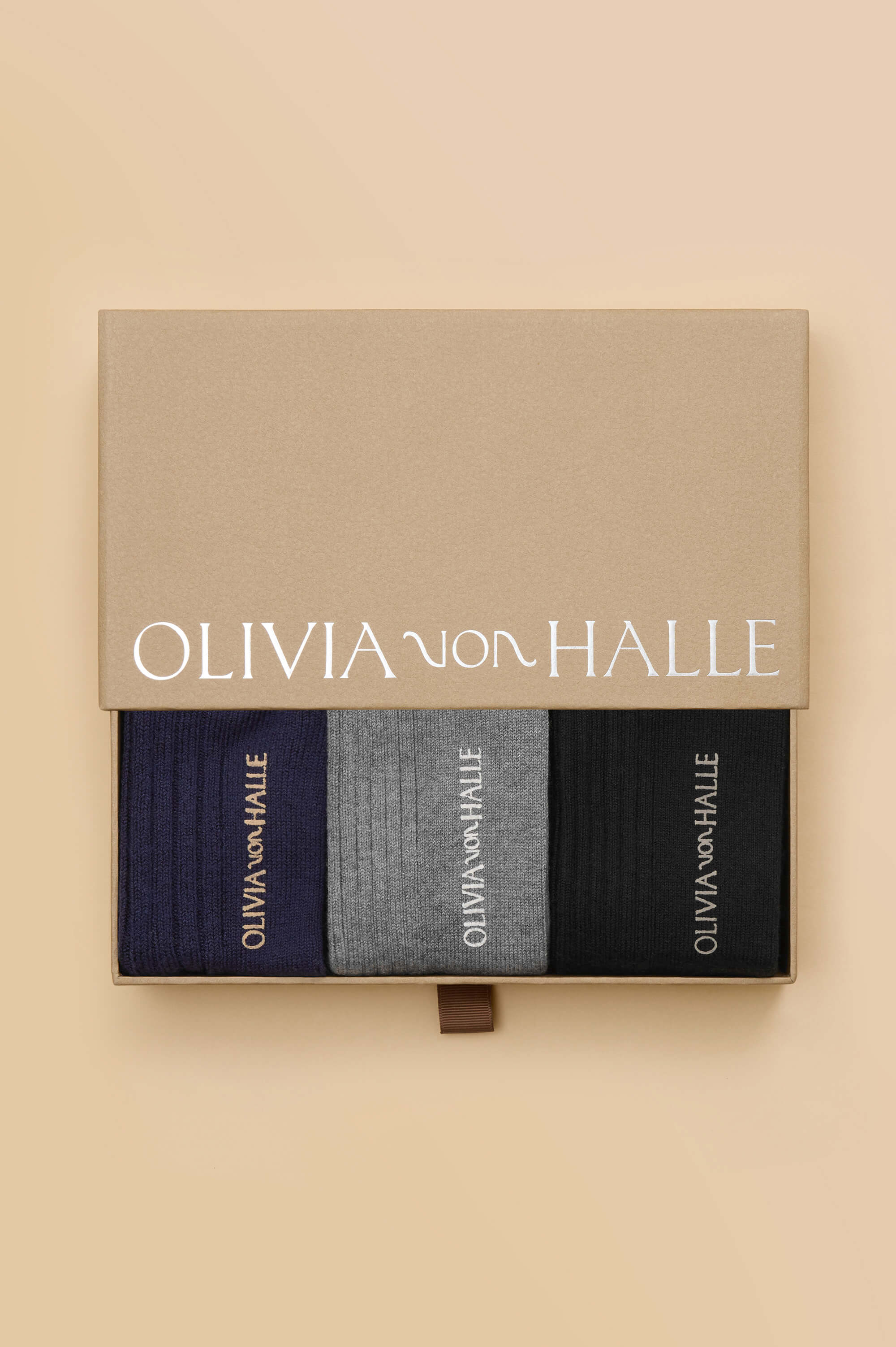 spencer gift set dark socks in silk-cashmere 