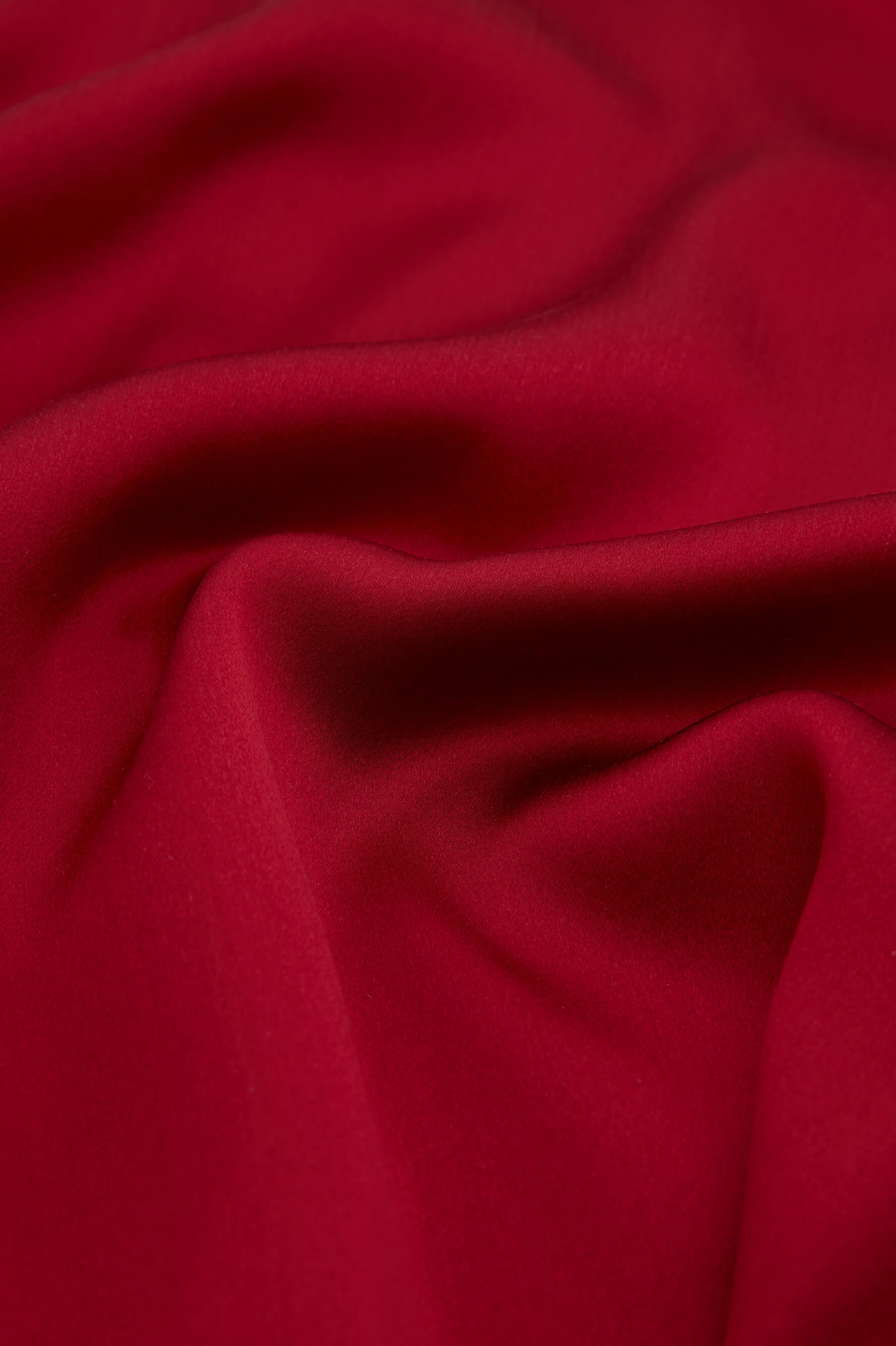 strapless open back dress Venus Russet Red Slip Dress in Silk Satin
