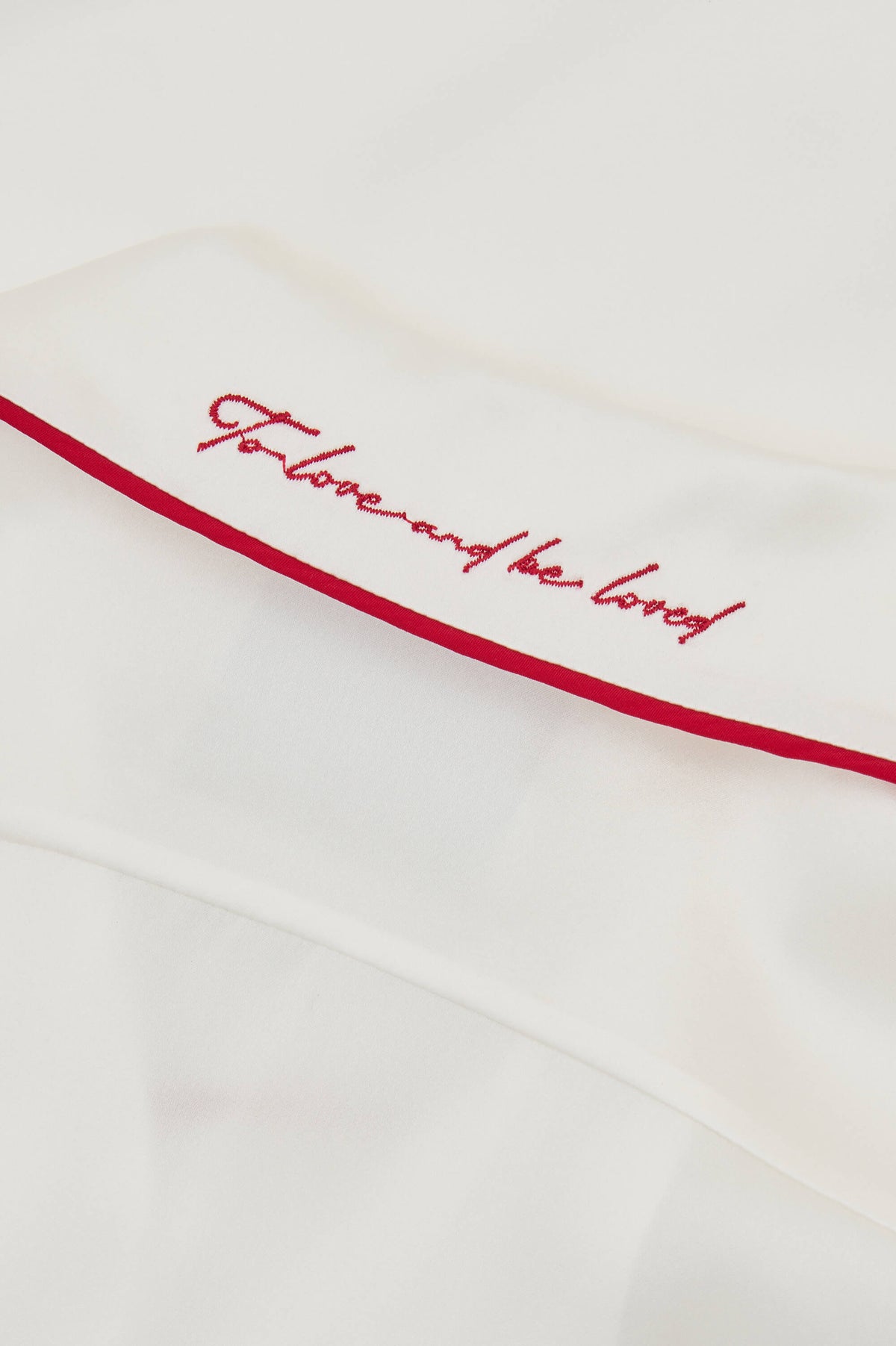 Yves Alouette Ivory Pyjamas in Silk Satin