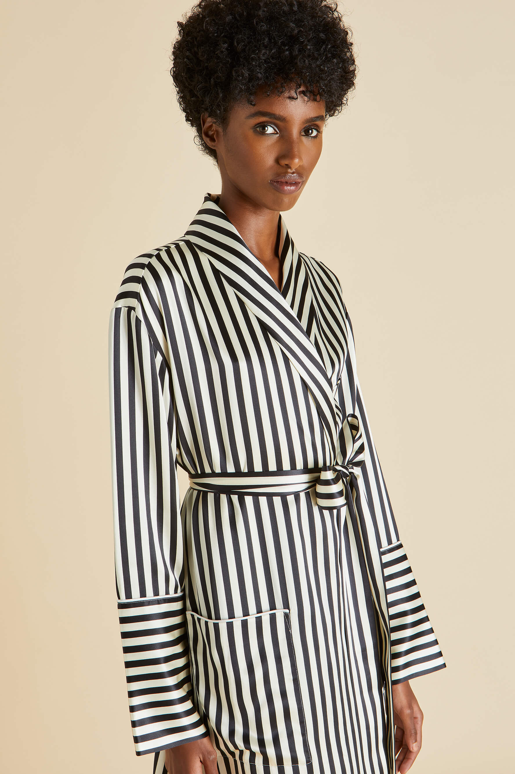 Capability Nika Robe in Silk Satin