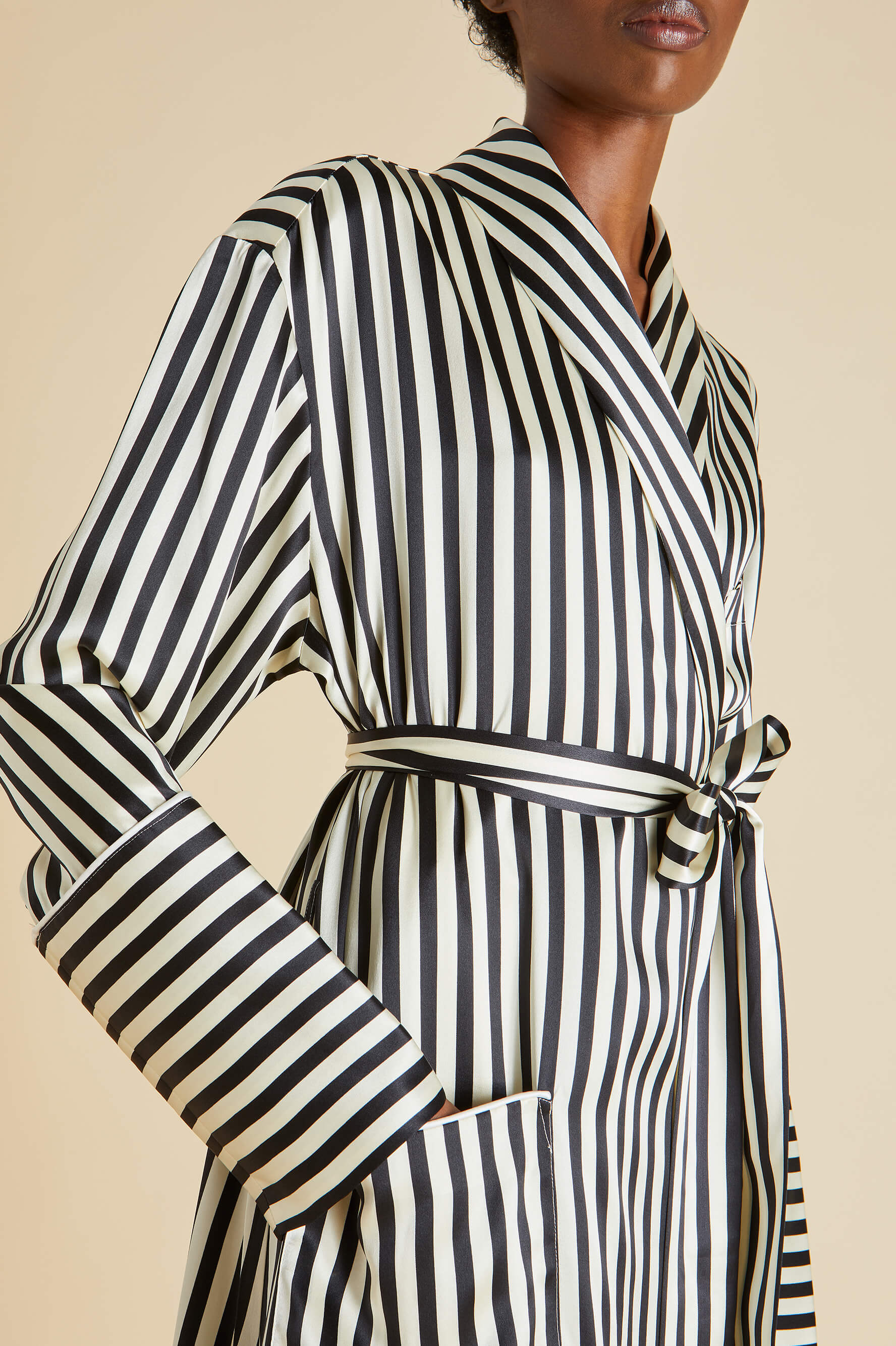 Capability Nika Robe in Silk Satin