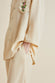 Casablanca Caladrius Cream Floral Silk Crêpe De Chine Pyjamas