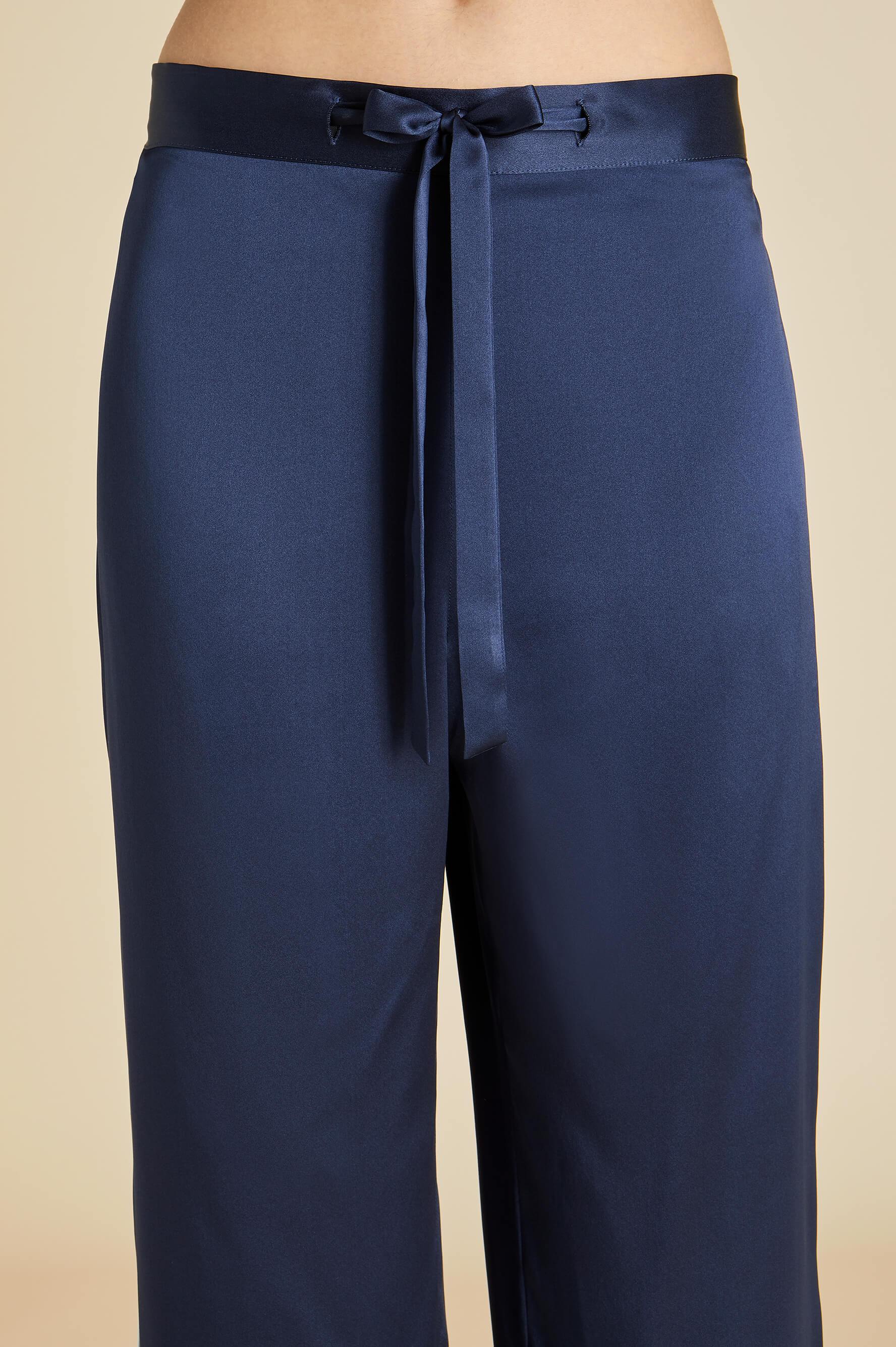 Coco Montague Silk Satin Pyjama Set