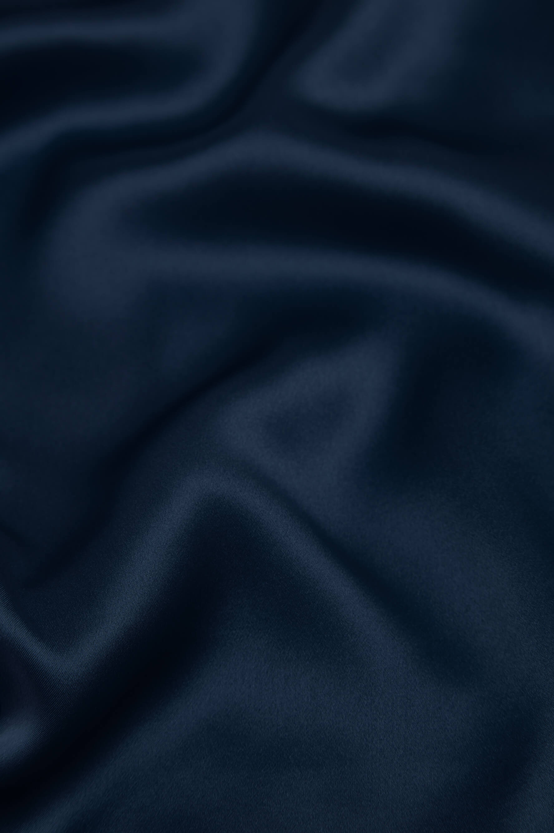 Coco Navy Pyjamas in Silk Satin