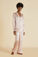 Coco Oyster Ivory Silk Satin Pyjama Set